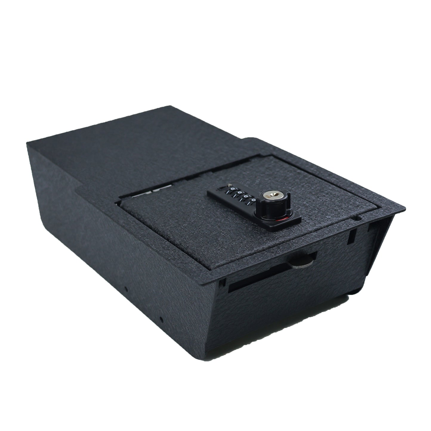 Center Console Gun Safe for 2021-2023 Tesla Model 3, 2021-2024 Tesla Model Y, 4-Digit Combination Lock with Key