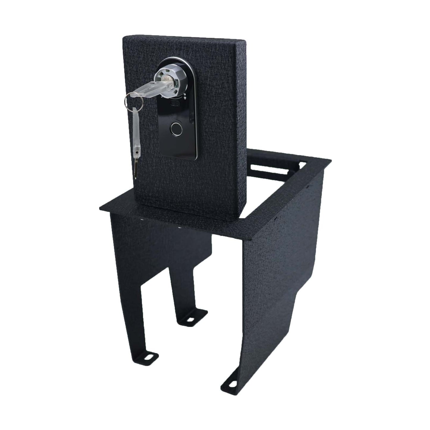 Center Console Gun Safe for Dodge Charger / Chrysler 300 2015-2023, Fingerprint Lock with Key