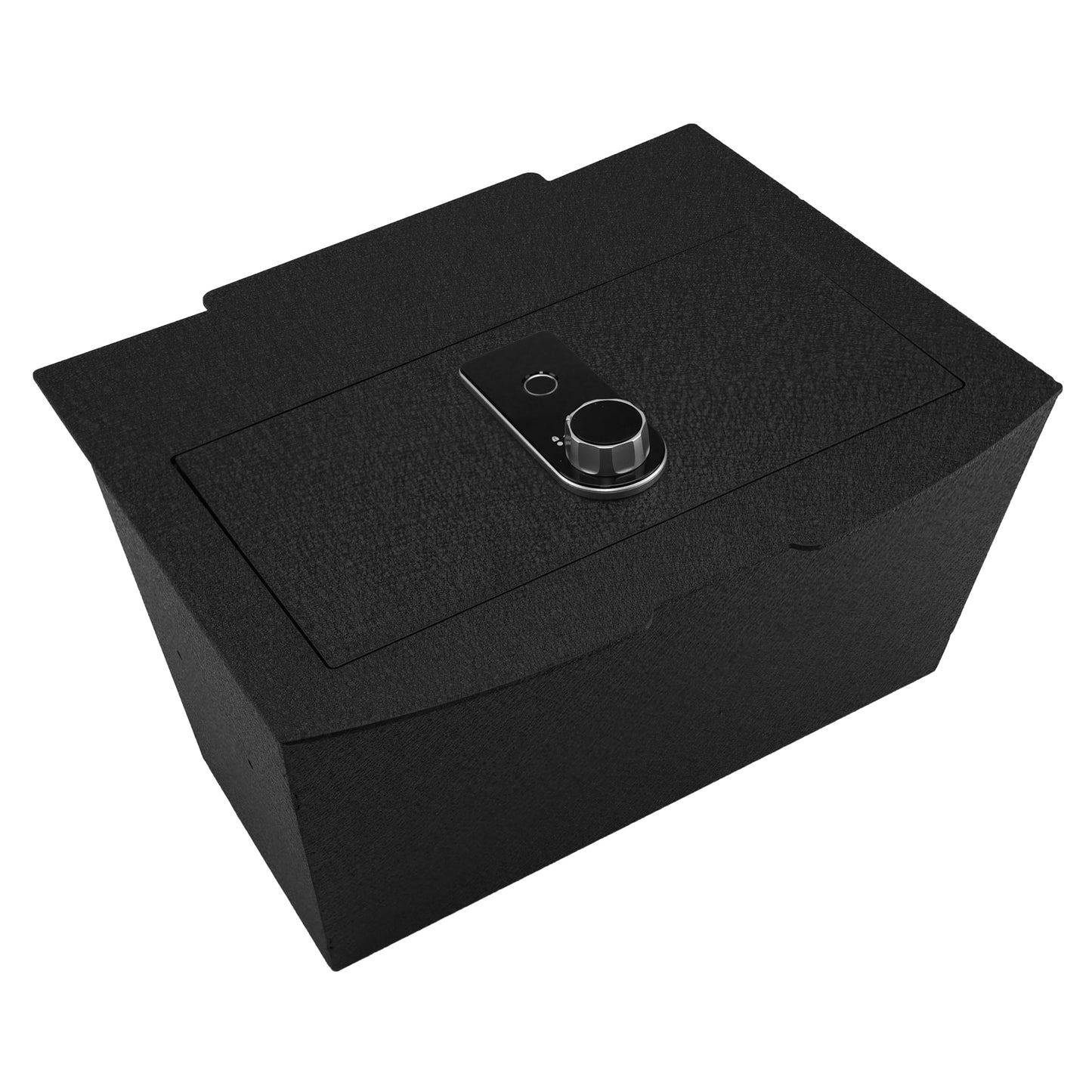 Pro Center Console Safe Gun Safe for 2009-2018 Dodge Ram 1500 2500 3500 and 2019 Dodge Ram 1500 Classic, Fingerprint Lock with Key