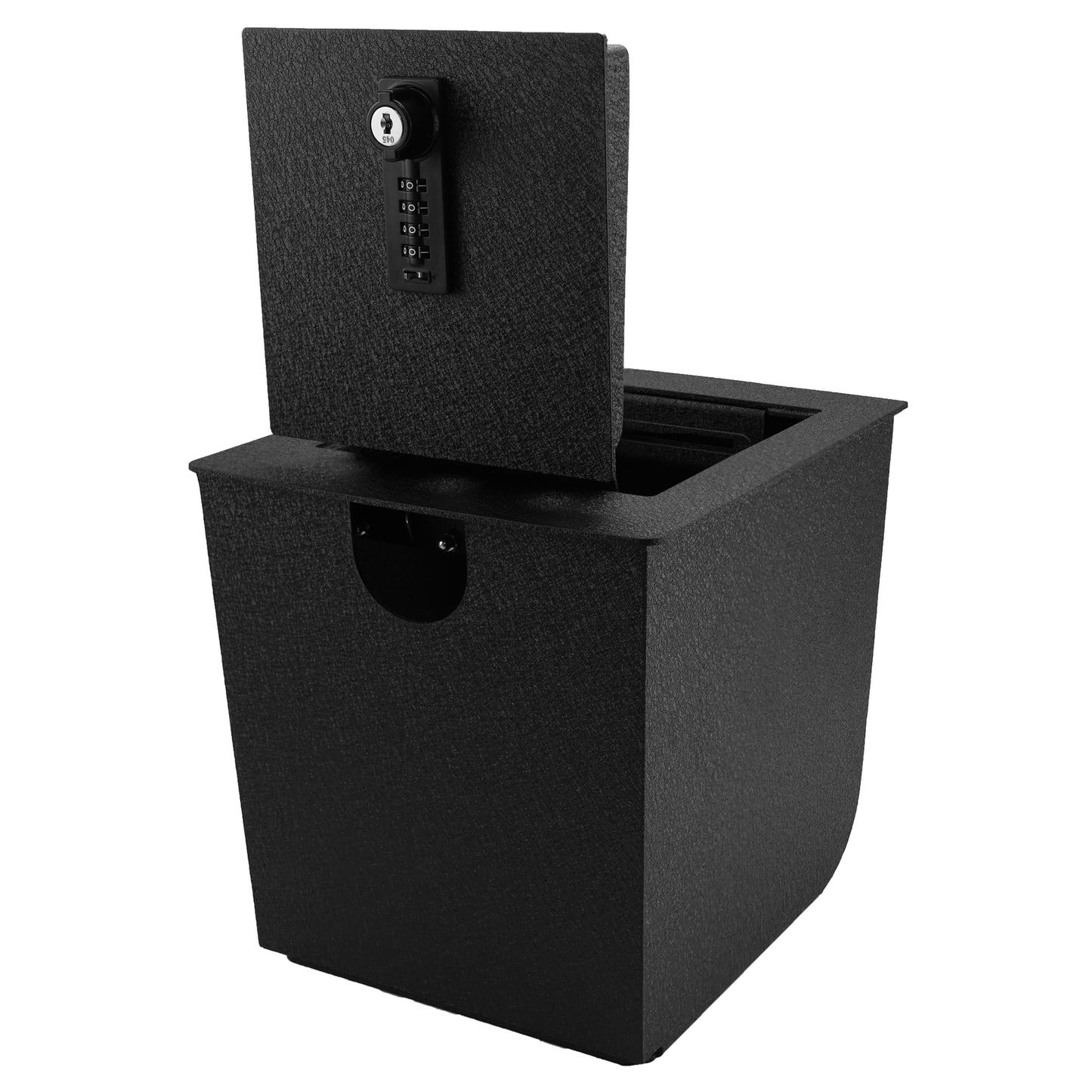 Center Console Gun Safe for 2010-2023 Lexus GX460, 4-Digit Combination Lock with Key