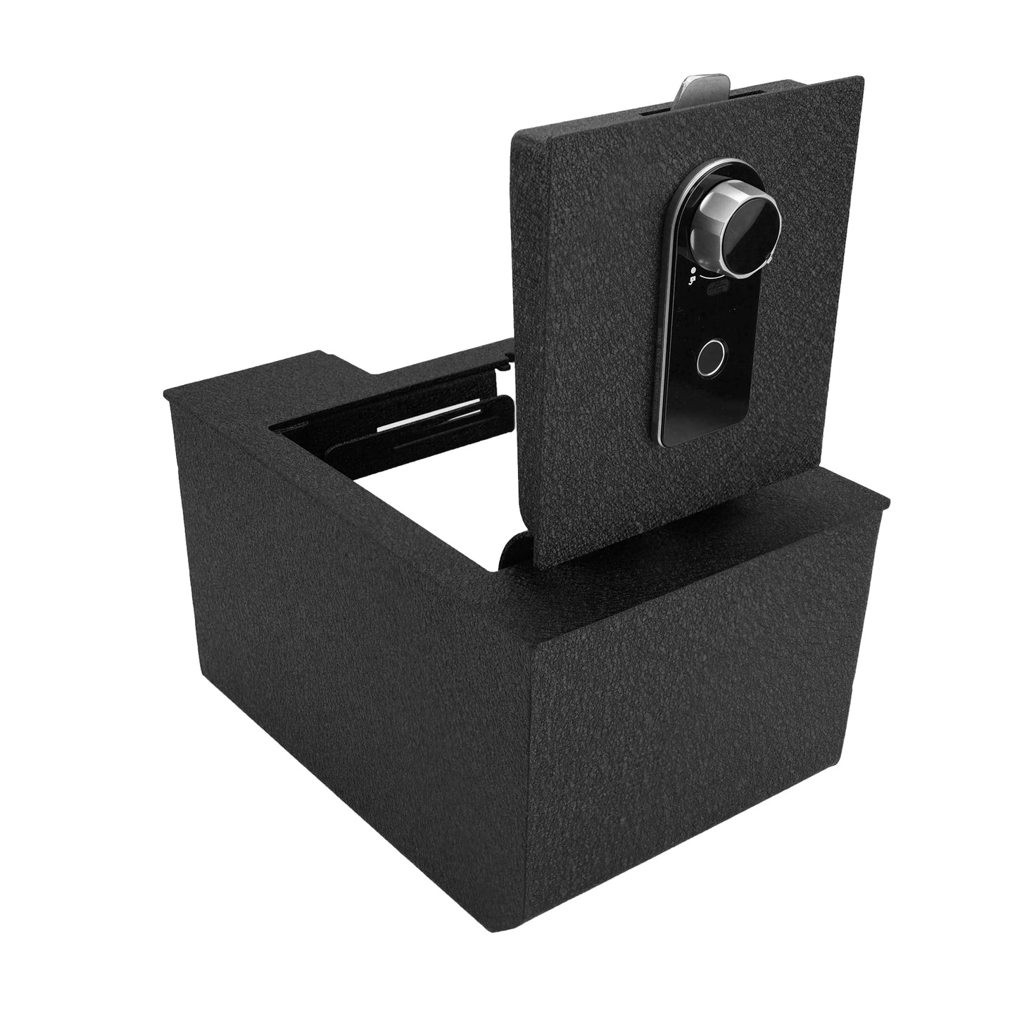 Center Console Gun Safe for 2003-2009 Toyota 4Runner, Fingerprint Lock with Key