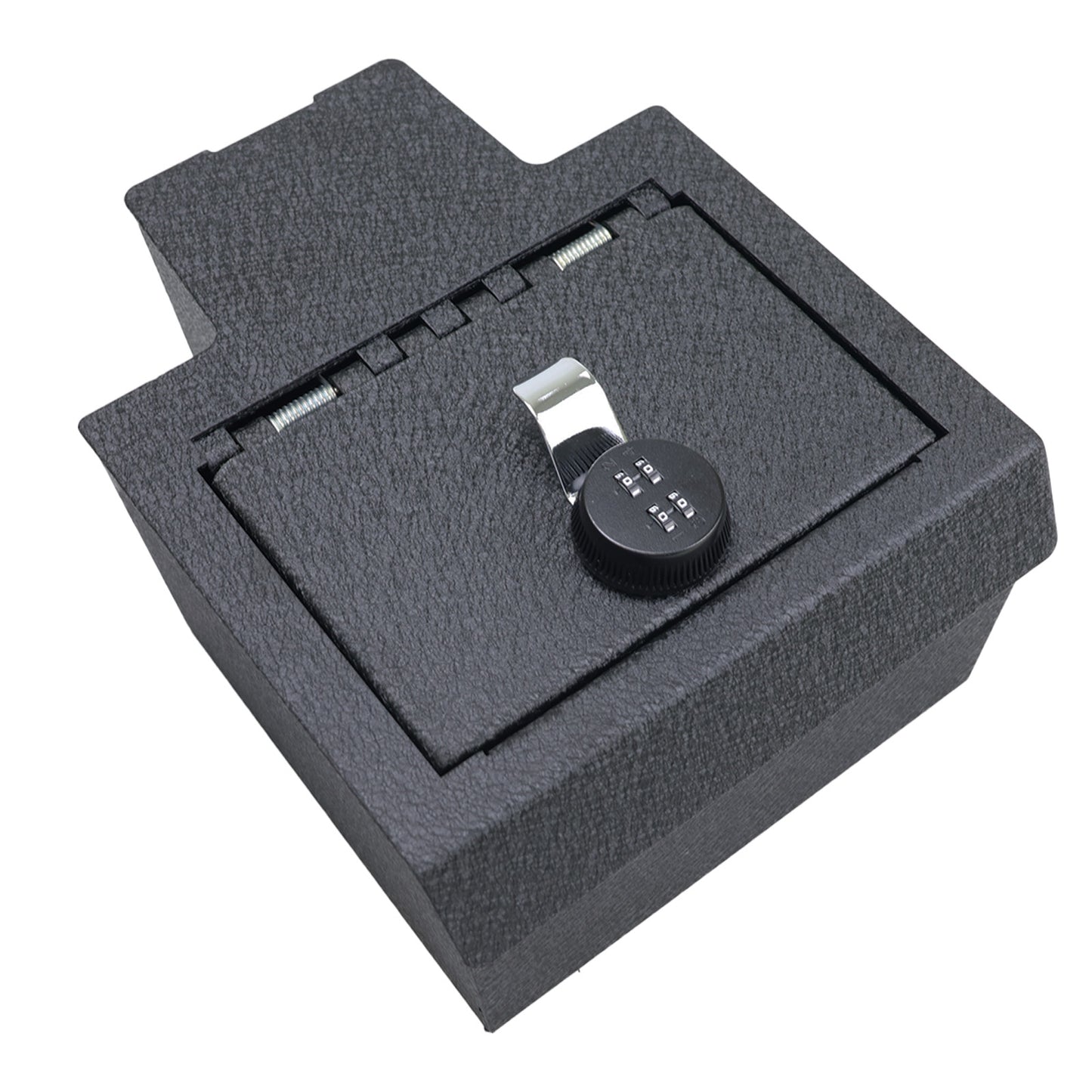 Center Console Gun Safe for 2024-2025 Chevrolet Silverado EV/GMC Sierra EV, 4-Digit Combo Lock