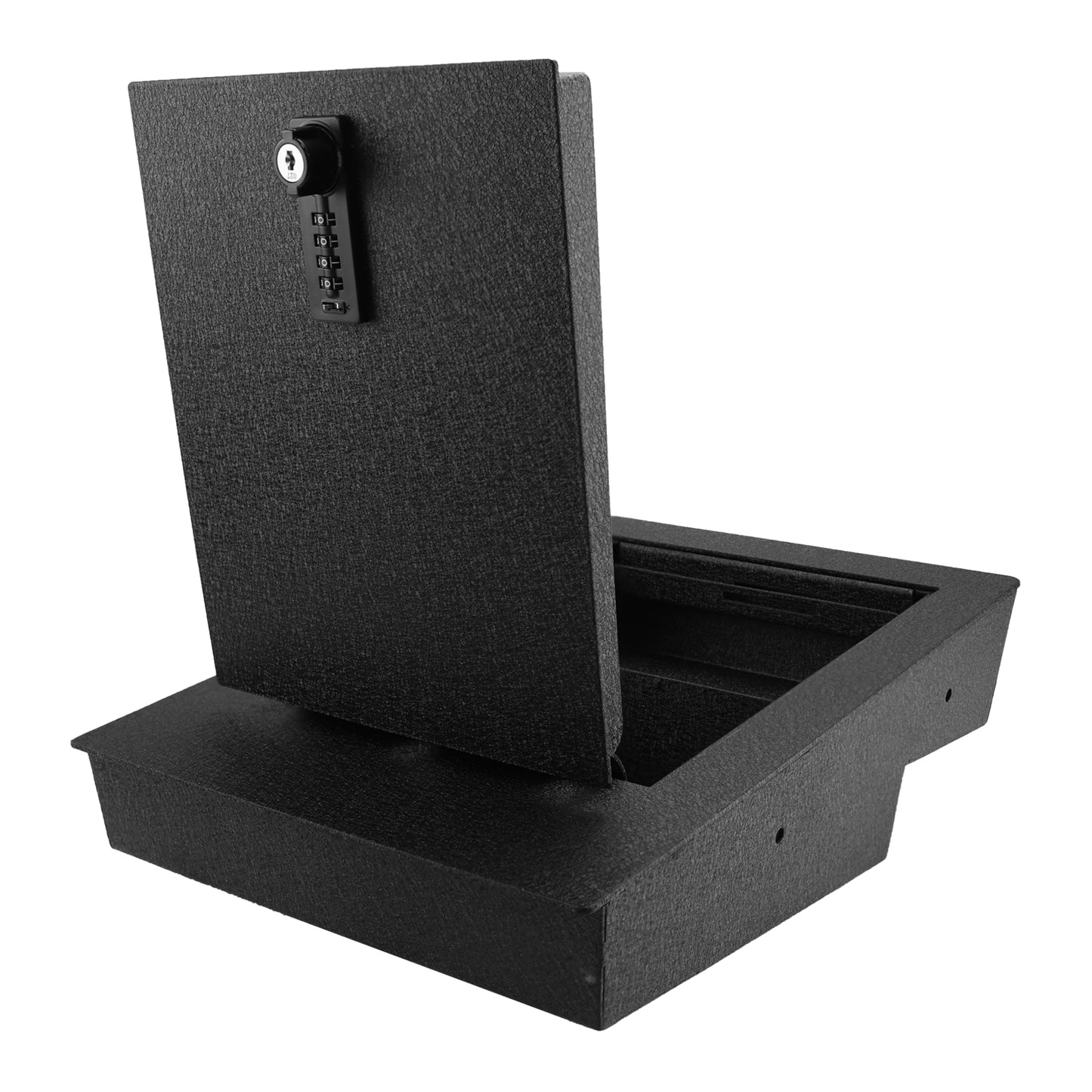 Pro Underseat Console Safe Gun Safe for 2014-2018 Chevrolet Silverado 1500/ GMC Sierra 1500, 4-Digit Combination Lock with Key