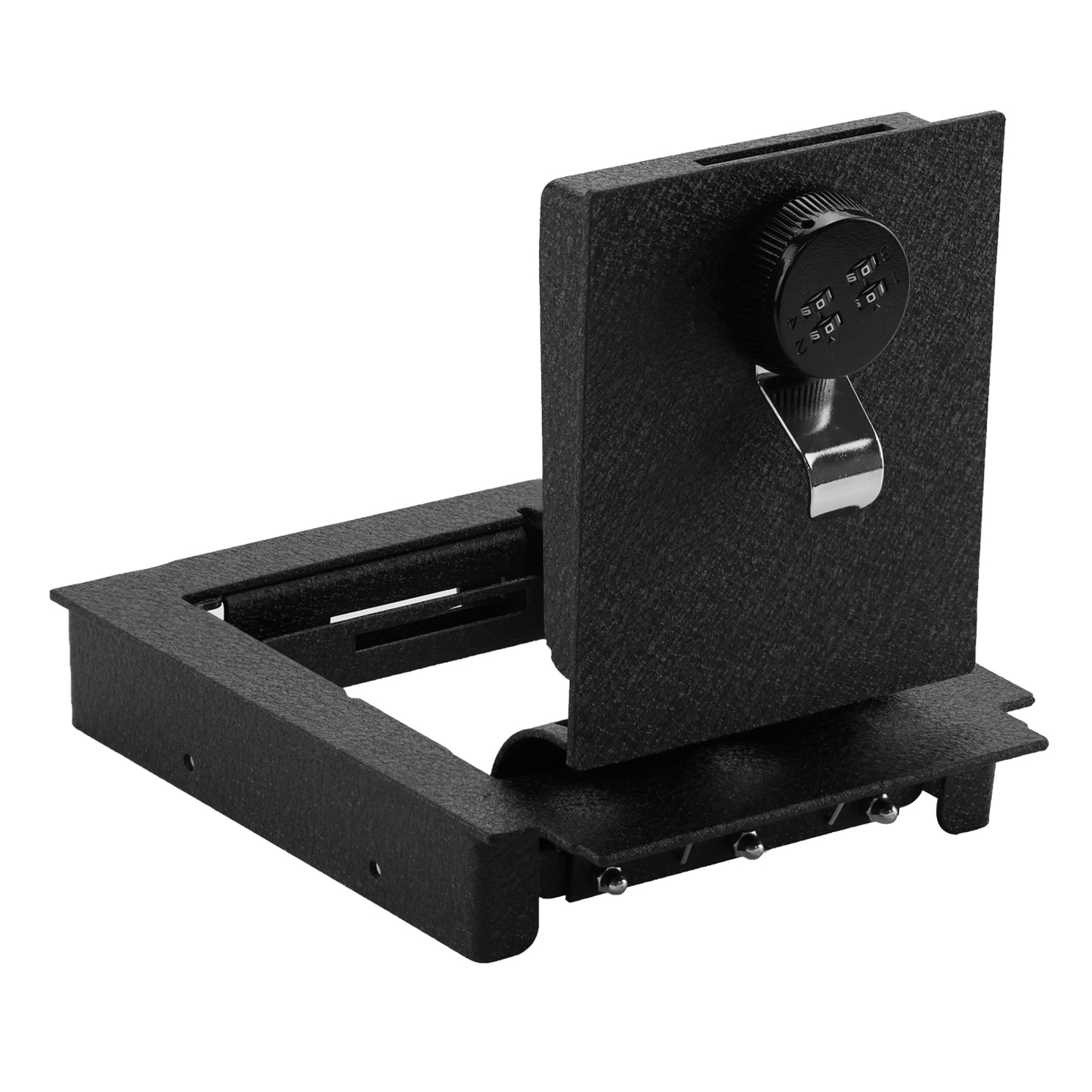 Center Console Gun Safe for 2020-2024 Ford Edge, 4-Digit Combo Lock