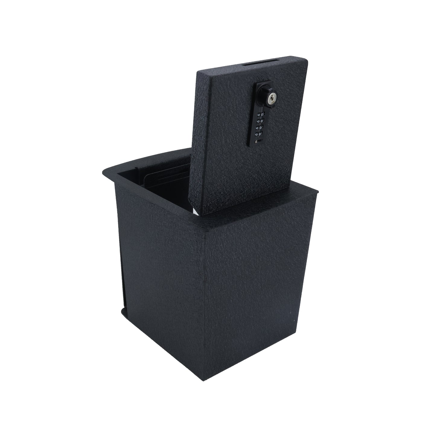 Center Console Gun Safe for 2019-2025 Kia Telluride with Cigarette Lighter, 4-Digit Combination Lock with Key