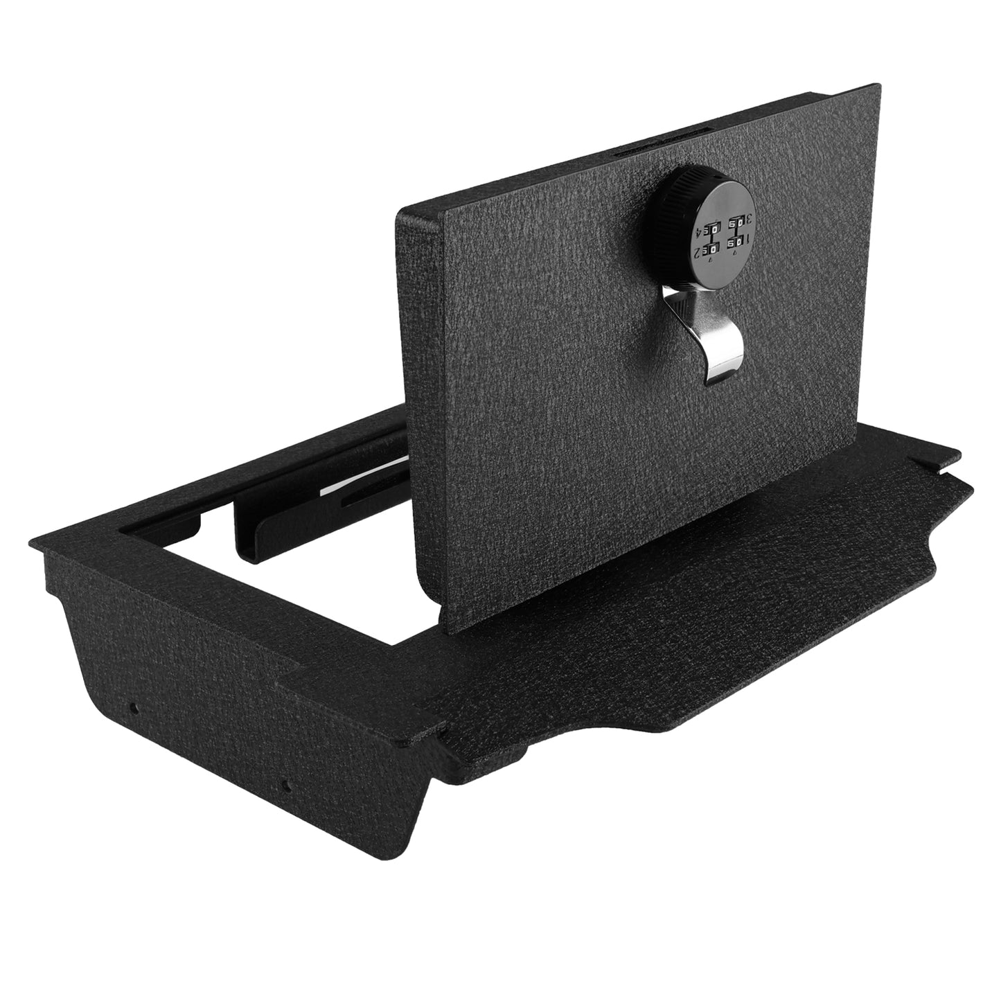 Pro Center Console Safe Gun Safe for 2021-2024 RAM TRX, 2022-2025 RAM GT, 2025 Ram RHO, 4-Digit Combo Lock