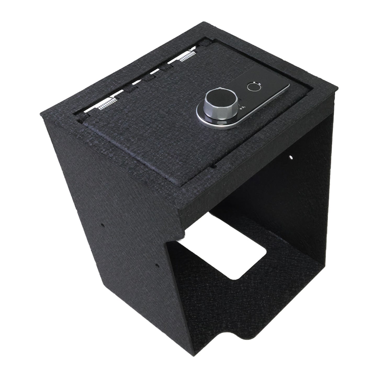 Center Console Gun Safe for 2020-2025 Ford Explorer, Fingerprint Lock with Key