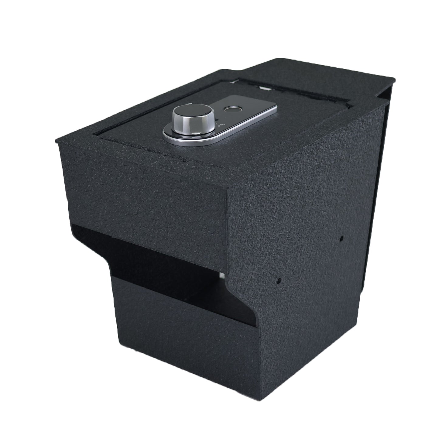 Center Console Gun Safe for 2019-2025 Chevrolet Blazer, Fingerprint Lock with Key