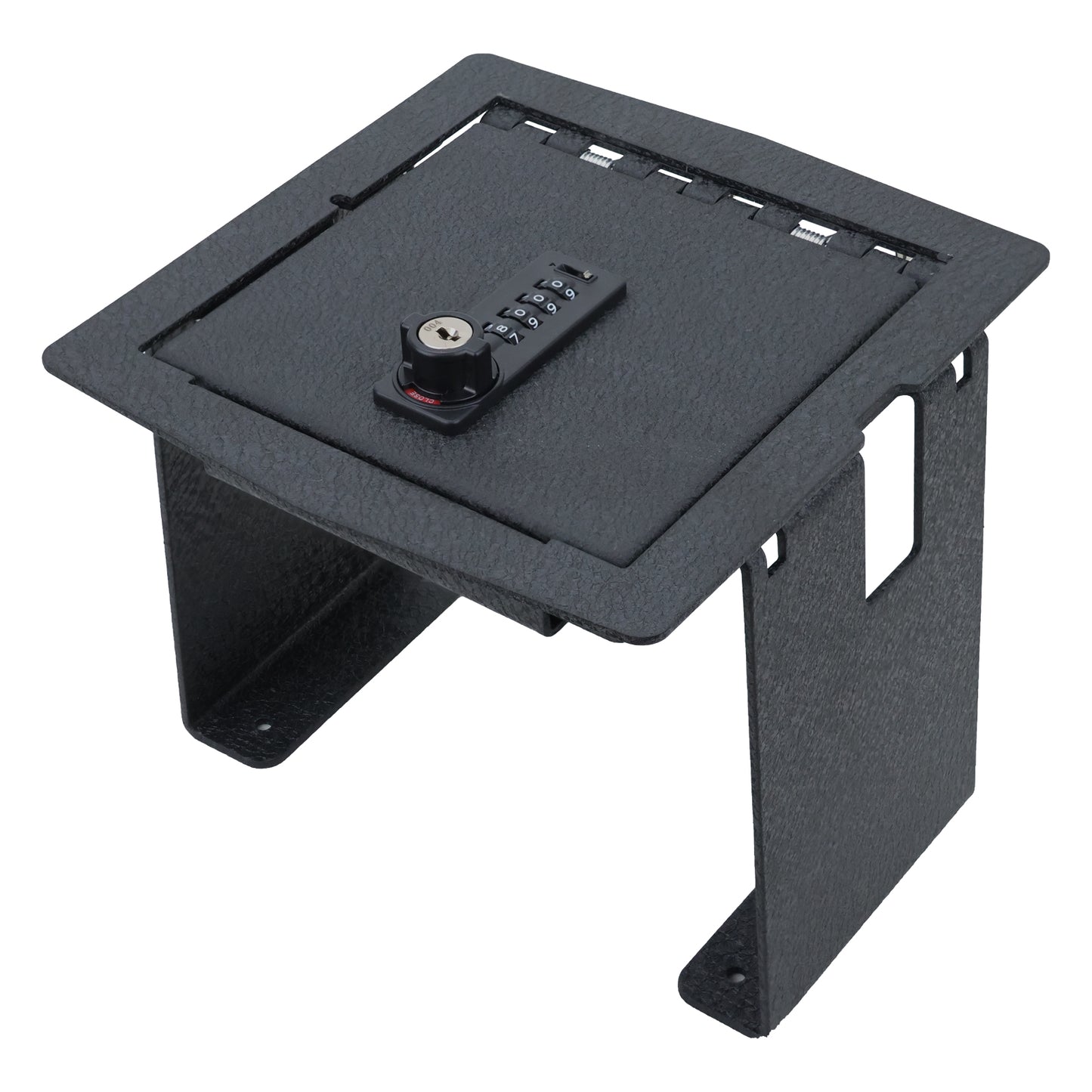 Center Console Safe Gun Safe for 2018-2022 Jeep Wrangler JL and Jeep Gladiator, 4-Digit Combination Lock with Key