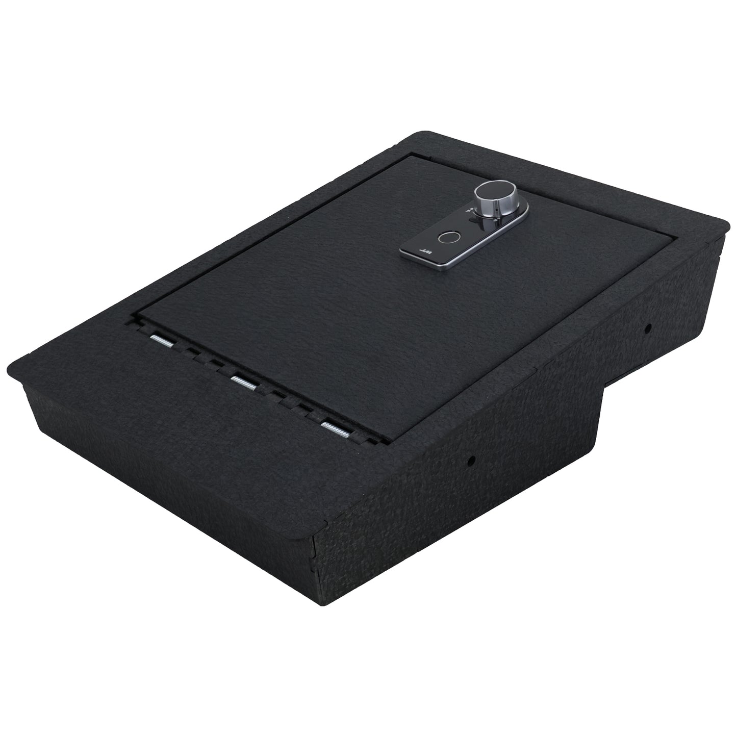 Under Seat Console Safe for 2014 to 2018 Chevrolet Silverado 1500 and GMC Sierra 1500 with a underseat console bench seat Fingerprint Lock with Key