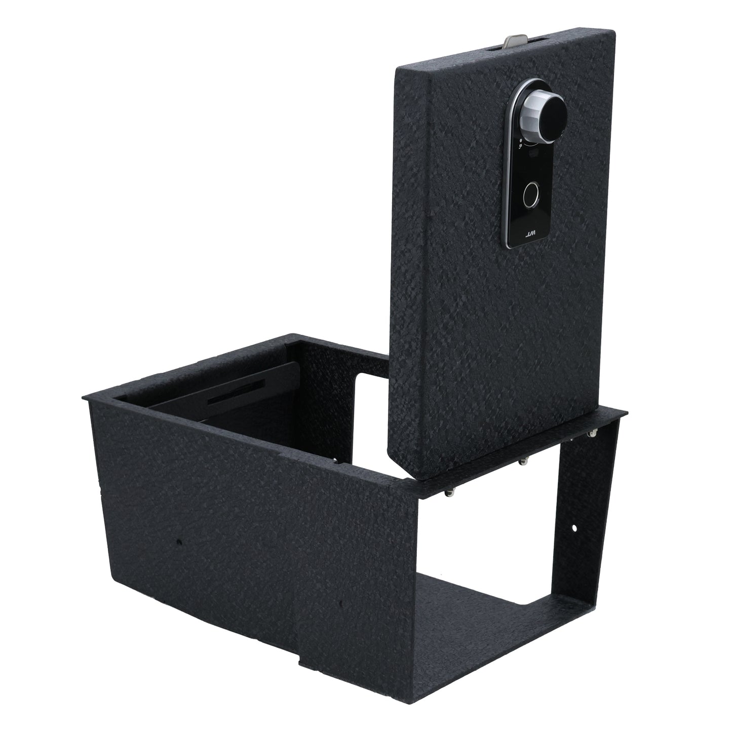 Center Console Safe Gun Safe for 2019-2025 Lincoln Aviator,Fingerprint Lock with Key