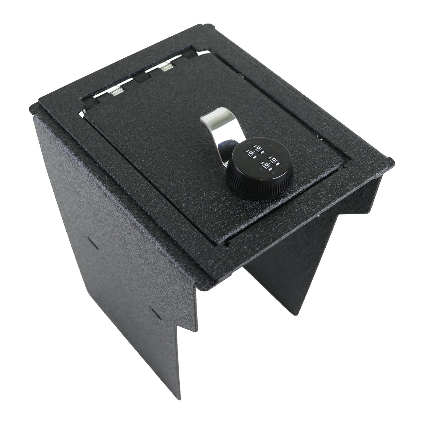 Center Console Gun Safe for 2021-2025 Rivian R1S and R1T, 4-Digit Combo Lock