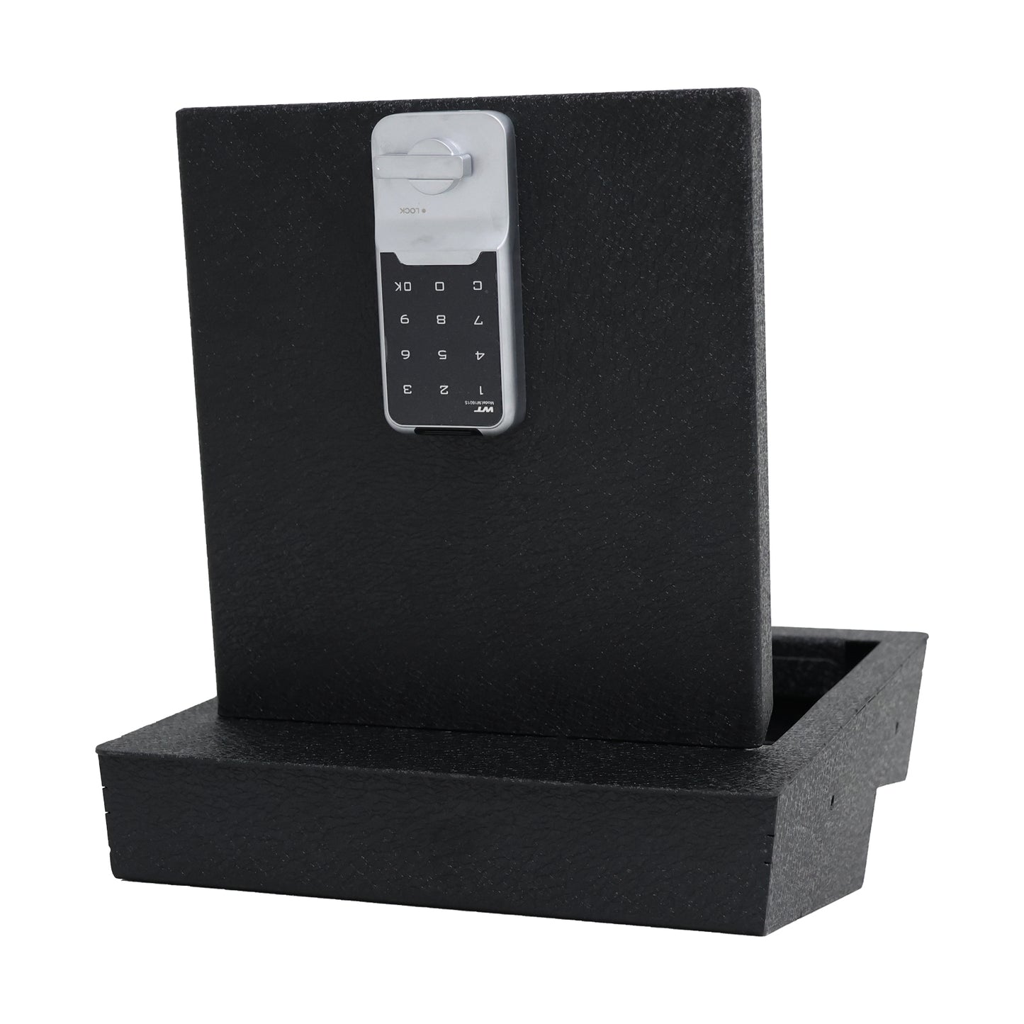 Under Seat Console Safe for 2014 to 2018 Chevrolet Silverado 1500 and GMC Sierra 1500 with a underseat console bench seat, Electronic Number Lock