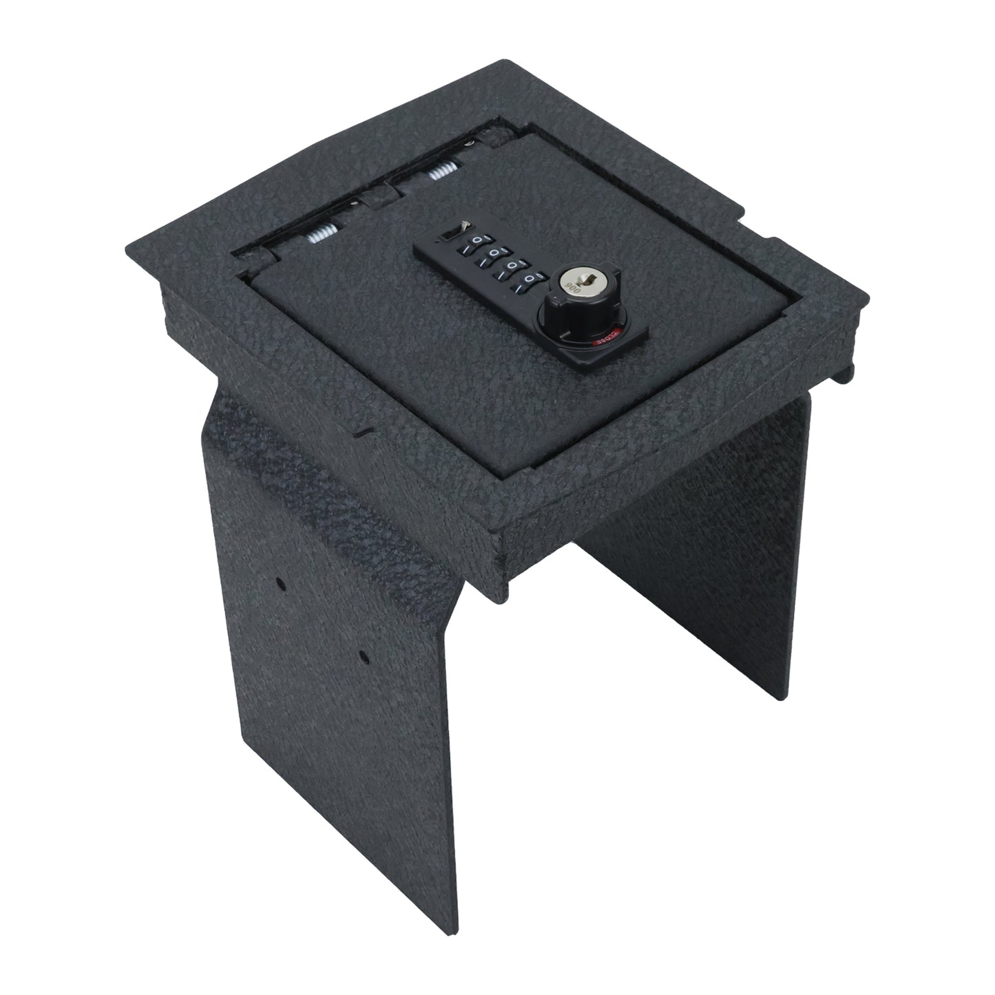 Center Console Safe Gun Safe for 2019-2022 Subaru Forester, 4-Digit Combination Lock with Key