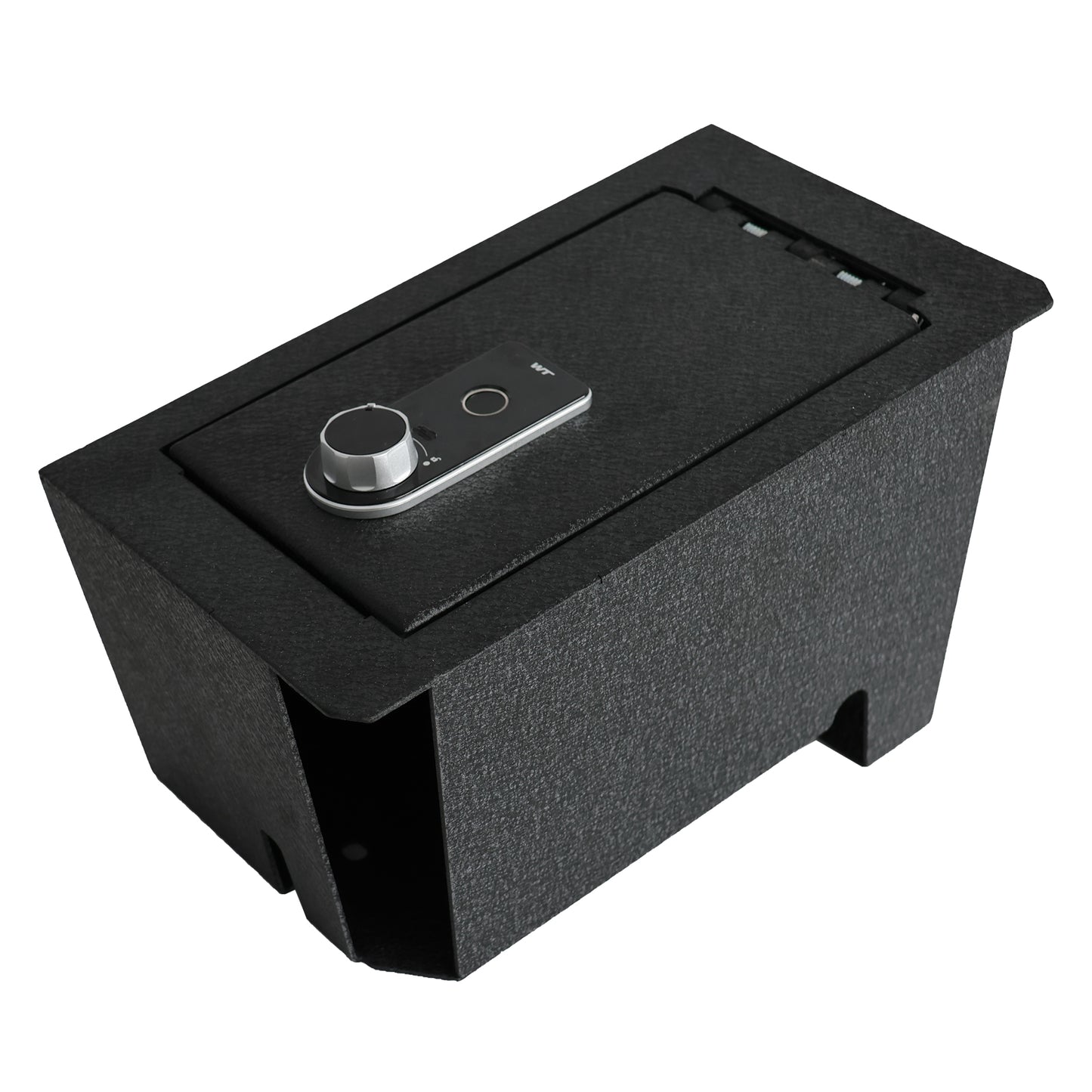 Center Console Safe Gun Safe for 2022-2026 Toyota Tundra and 2023-2026 Toyota Sequoia,Fingerprint Lock with Backup Key.