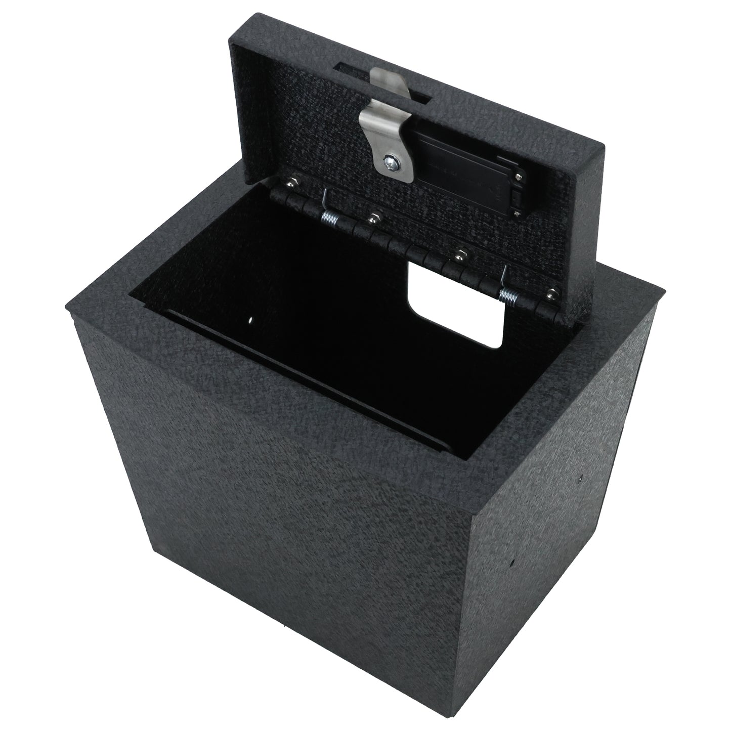 Caja fuerte para pistola de consola central trasera para Lincoln Navigator 2018-2023, cerradura de huella digital con llave