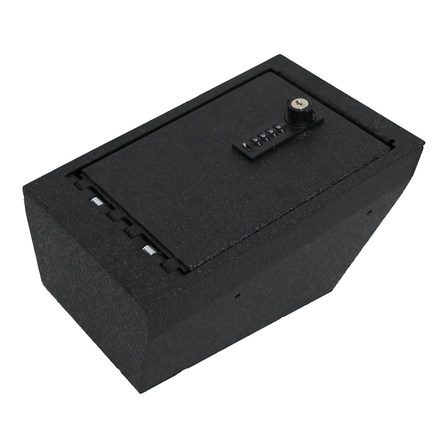 Center Console Gun Safe for 2021-2025 Tesla Model S and Model X, 4-Digit Combination Lock with Key