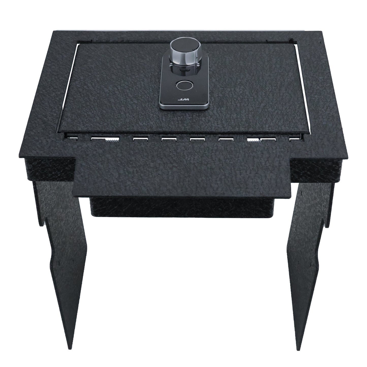 Caja fuerte para pistola de consola central delantera para Lincoln Navigator 2018-2023, cerradura de huella digital con llave