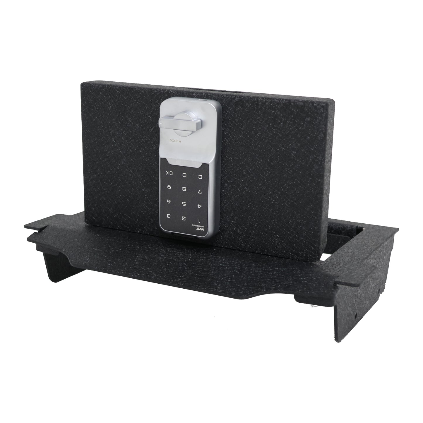 Center Console Safe Gun Safe for 2021-2024 RAM TRX, 2022-2025 RAM GT, 2025 Ram RHO, Electronic Keypad Number Lock