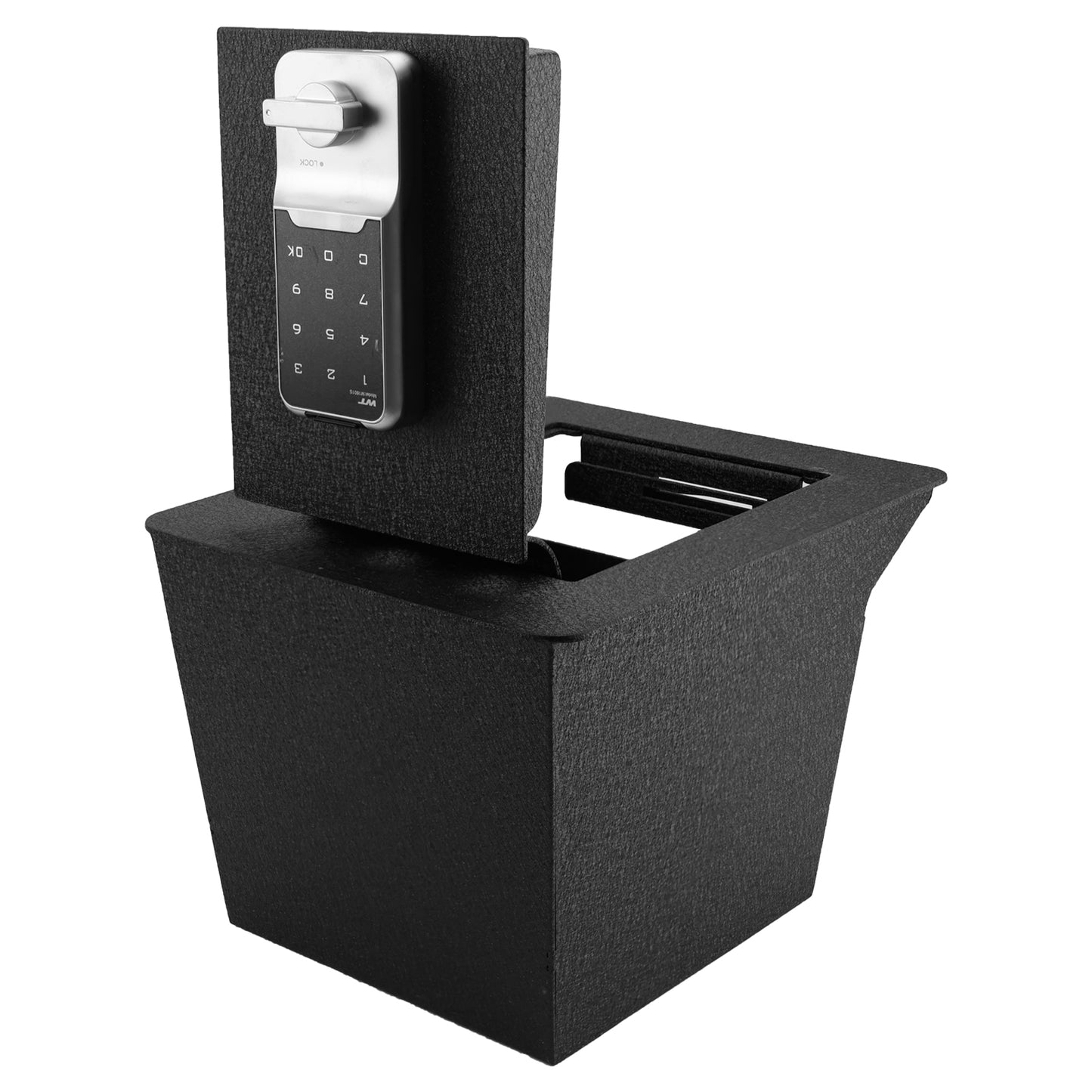 Center Console Safe Gun Safe for 2023+ Honda Pilot 2024+ Ridgeline/Passport, Electronic Number Lock