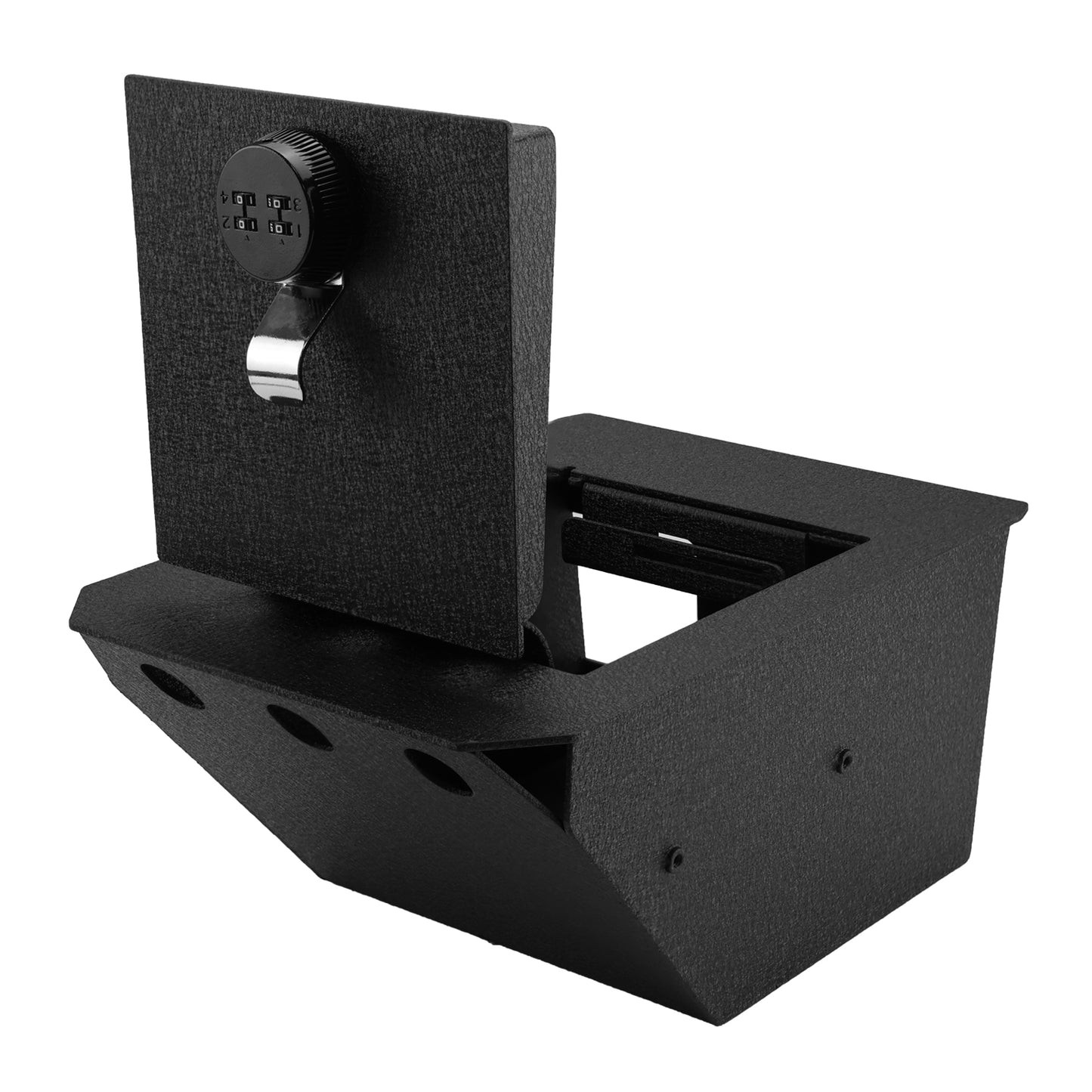 Pro Center Console Safe Gun Safe for 2024-2025 Tesla Cybertruck, 4-Digit Combo Lock