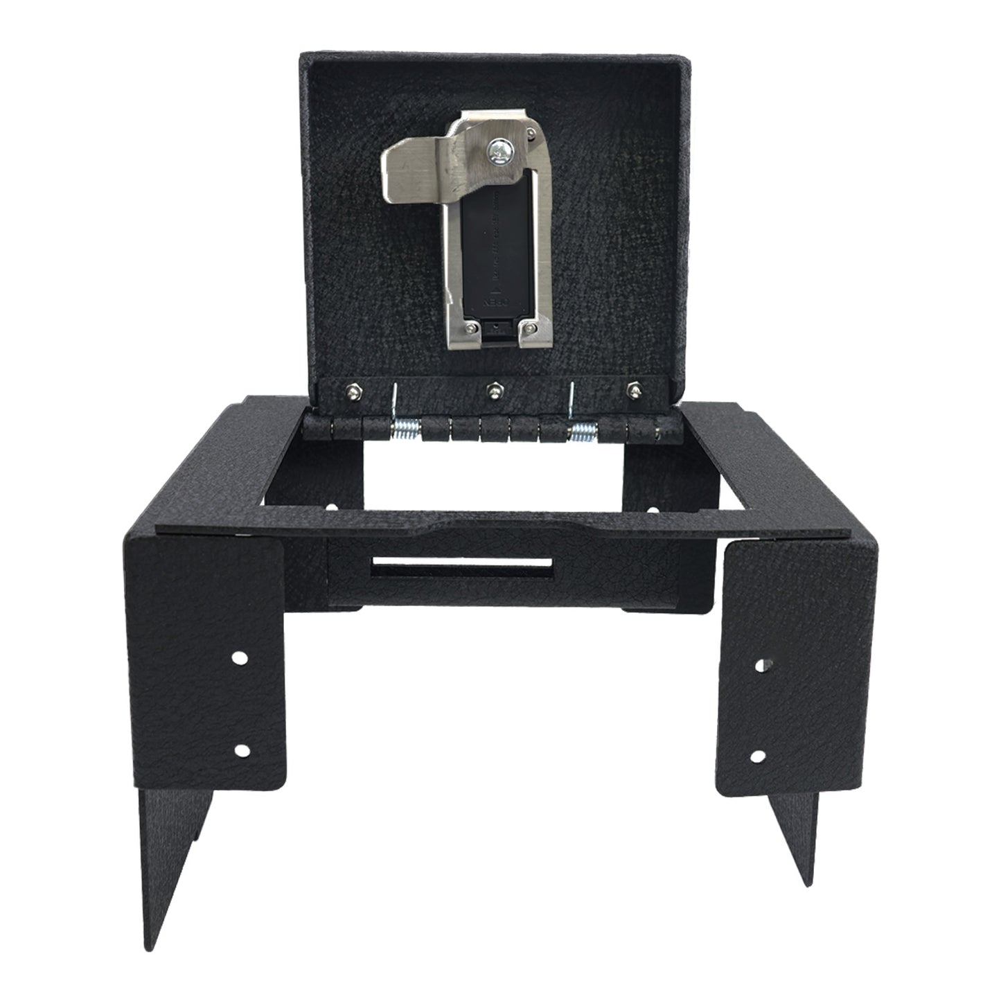 Center Console Gun Safe for 2024-2025 Ford Ranger, Fingerprint Lock with Key