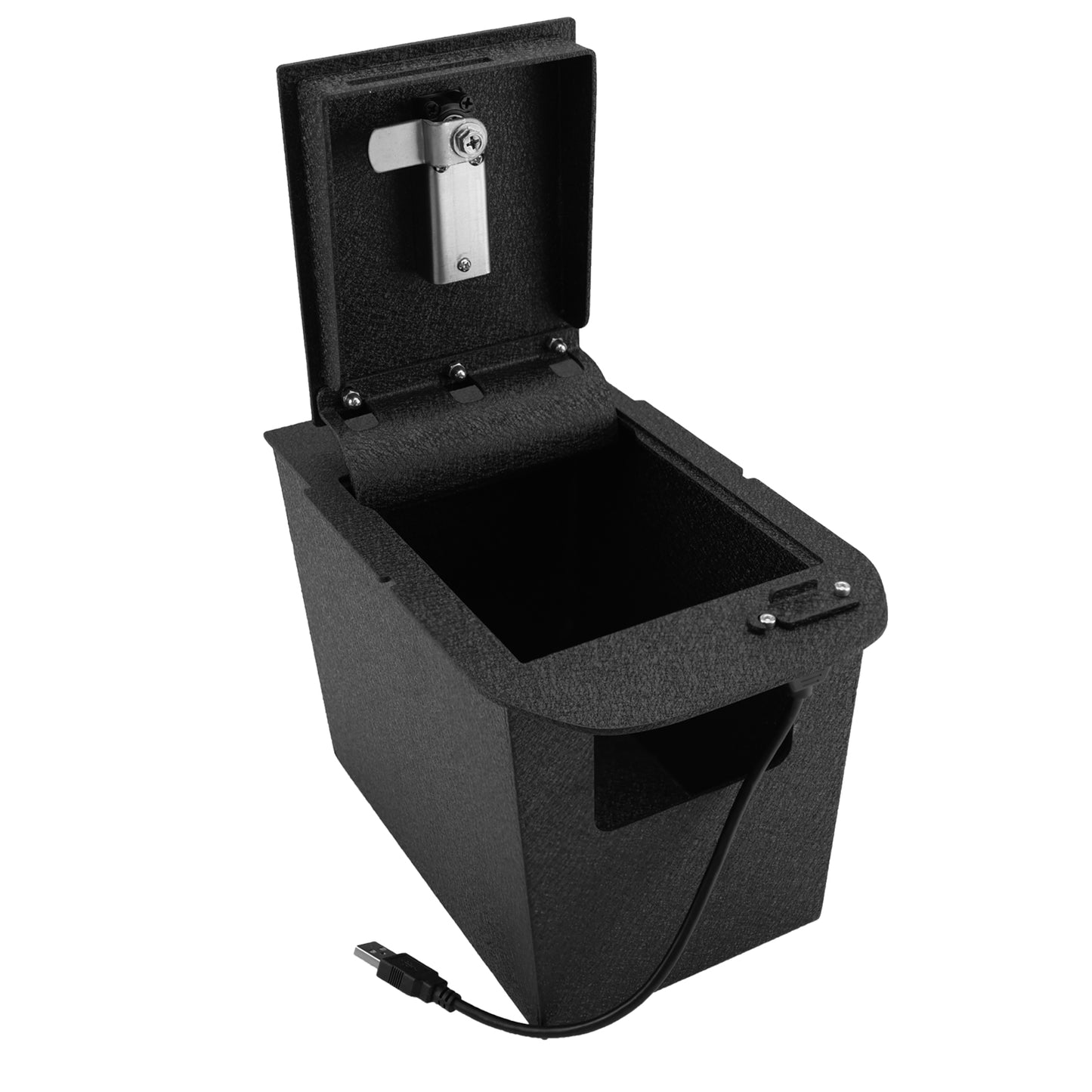 Pro Center Console Safe Gun Safe for 2019-2025 Toyota RAV4, 4-Digit Combination Lock with Key