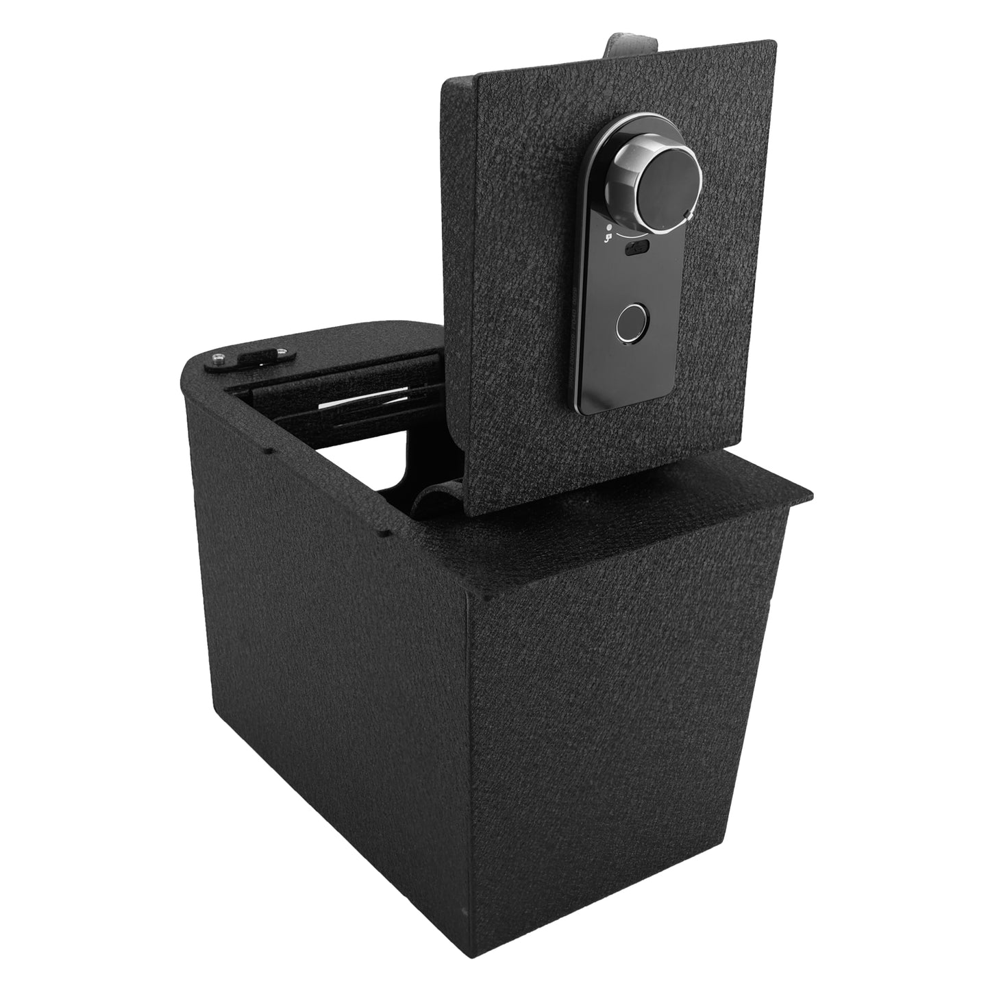 Pro Center Console Safe Gun Safe for 2019-2025 Toyota RAV4, Fingerprint Lock with Key