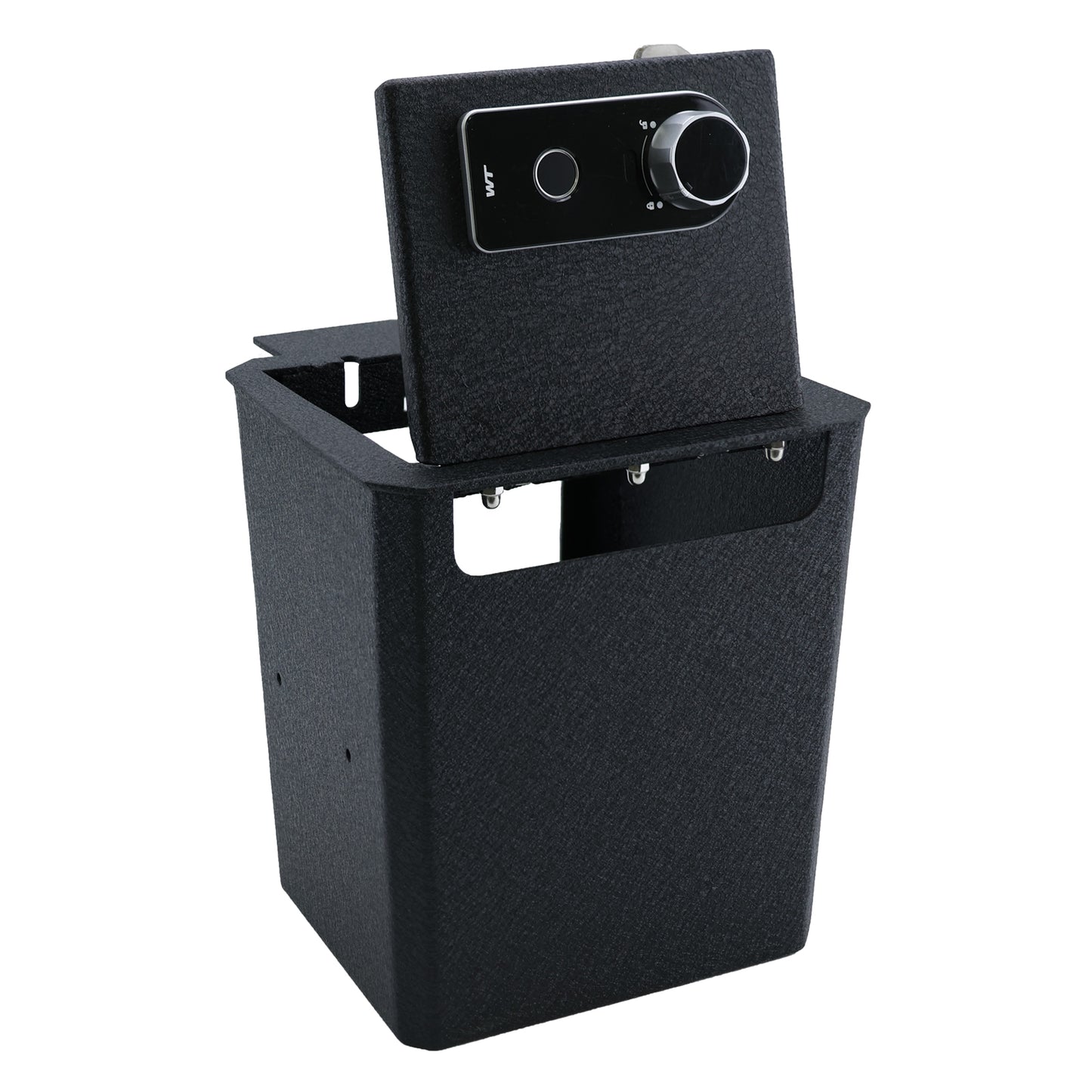 Center Console Gun Safe for 2023-2025 Chevrolet Colorado/GMC Canyon, Fingerprint Lock with Key