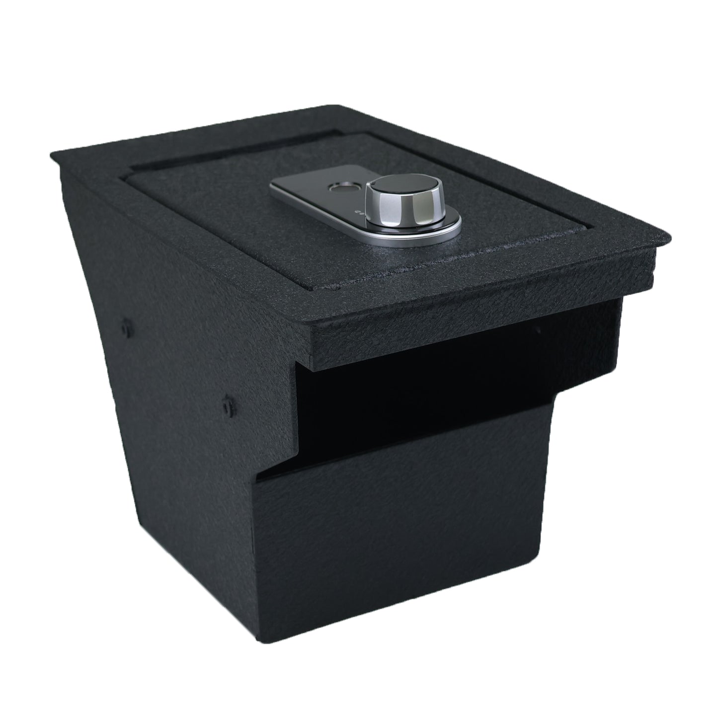 Center Console Gun Safe for 2015-2024 Jeep Cherokee, Fingerprint Lock with Key
