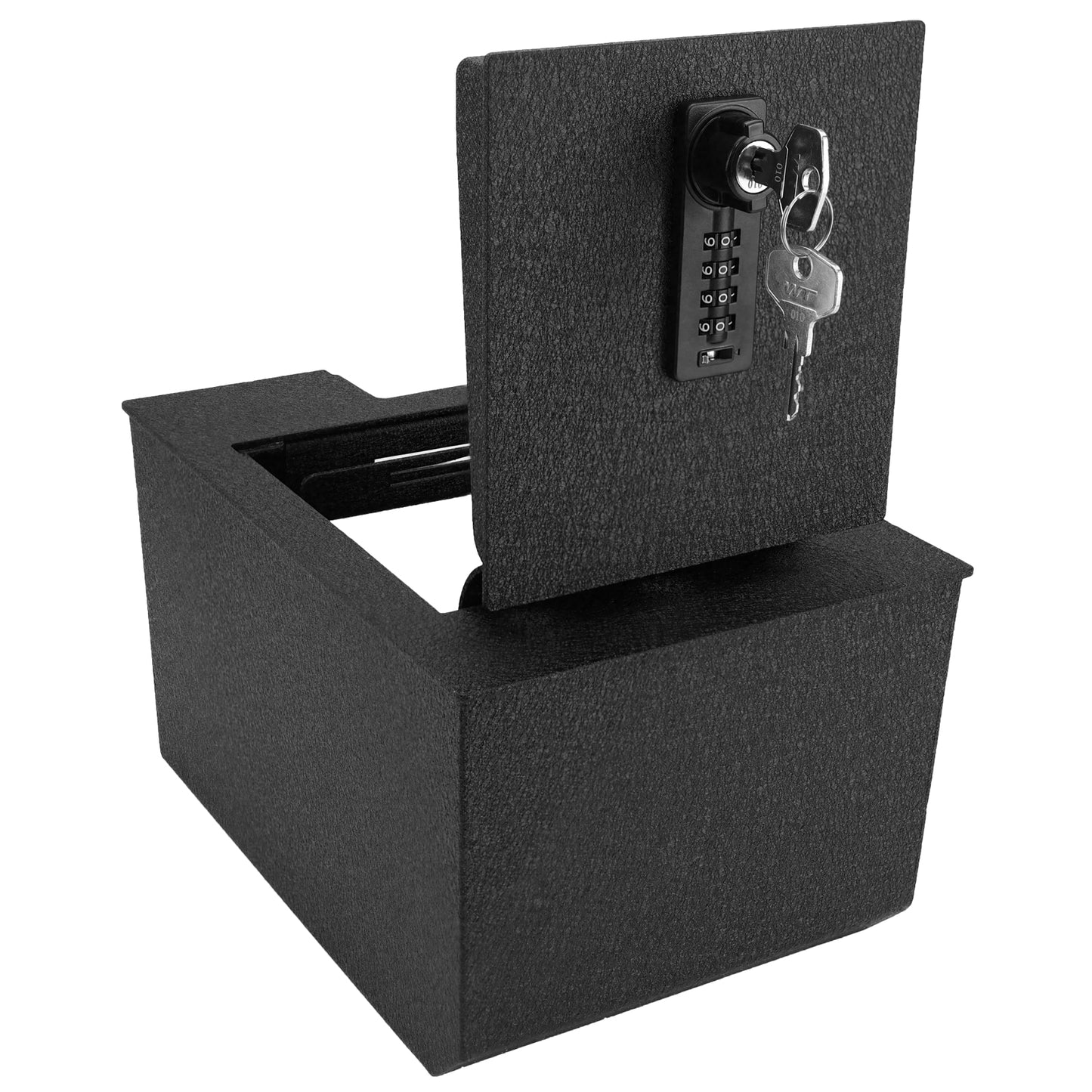 Center Console Gun Safe for 2003-2009 Toyota 4Runner, 4-Digit Combination Lock with Key