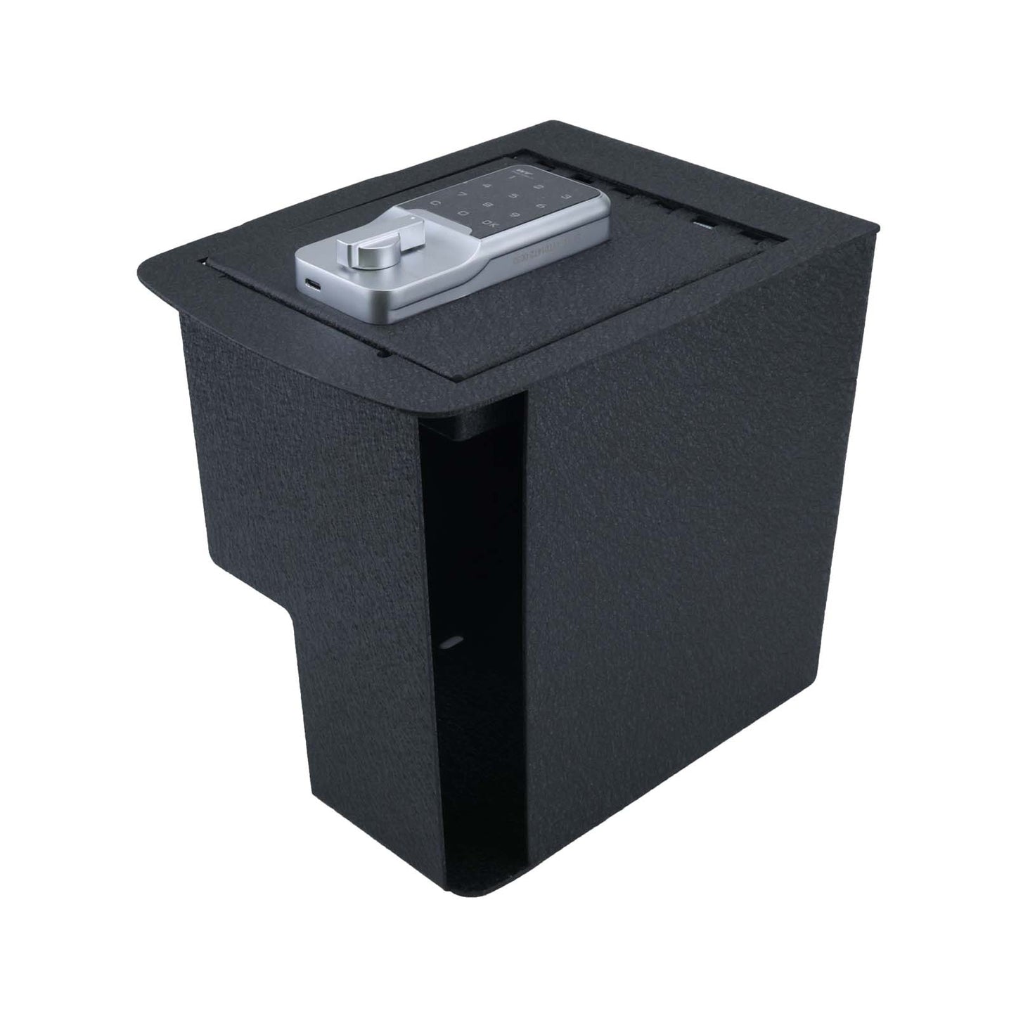 Center Console Safe Gun Safe for 2019-2025 Kia Telluride with Cigarette Lighter£¬Electronic Keypad Number Lock