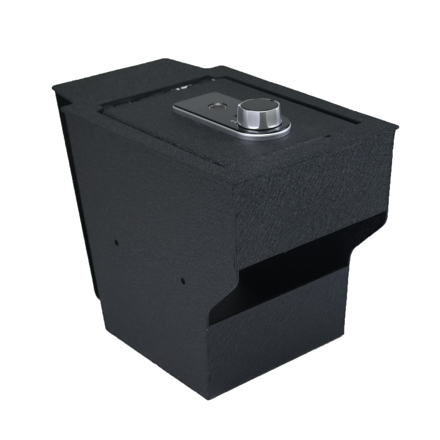 Center Console Gun Safe for 2019-2025 Chevrolet Blazer, Fingerprint Lock with Key