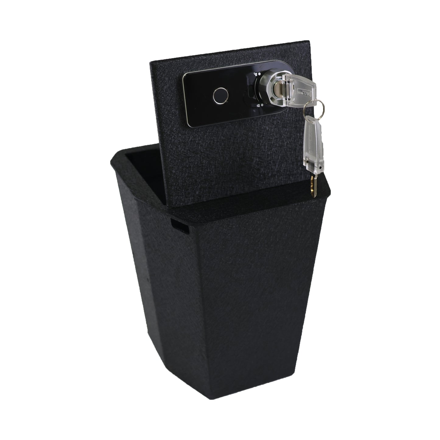 Center Console Gun Safe for 2019-2025 Land Rover Defender, Fingerprint Lock with Key