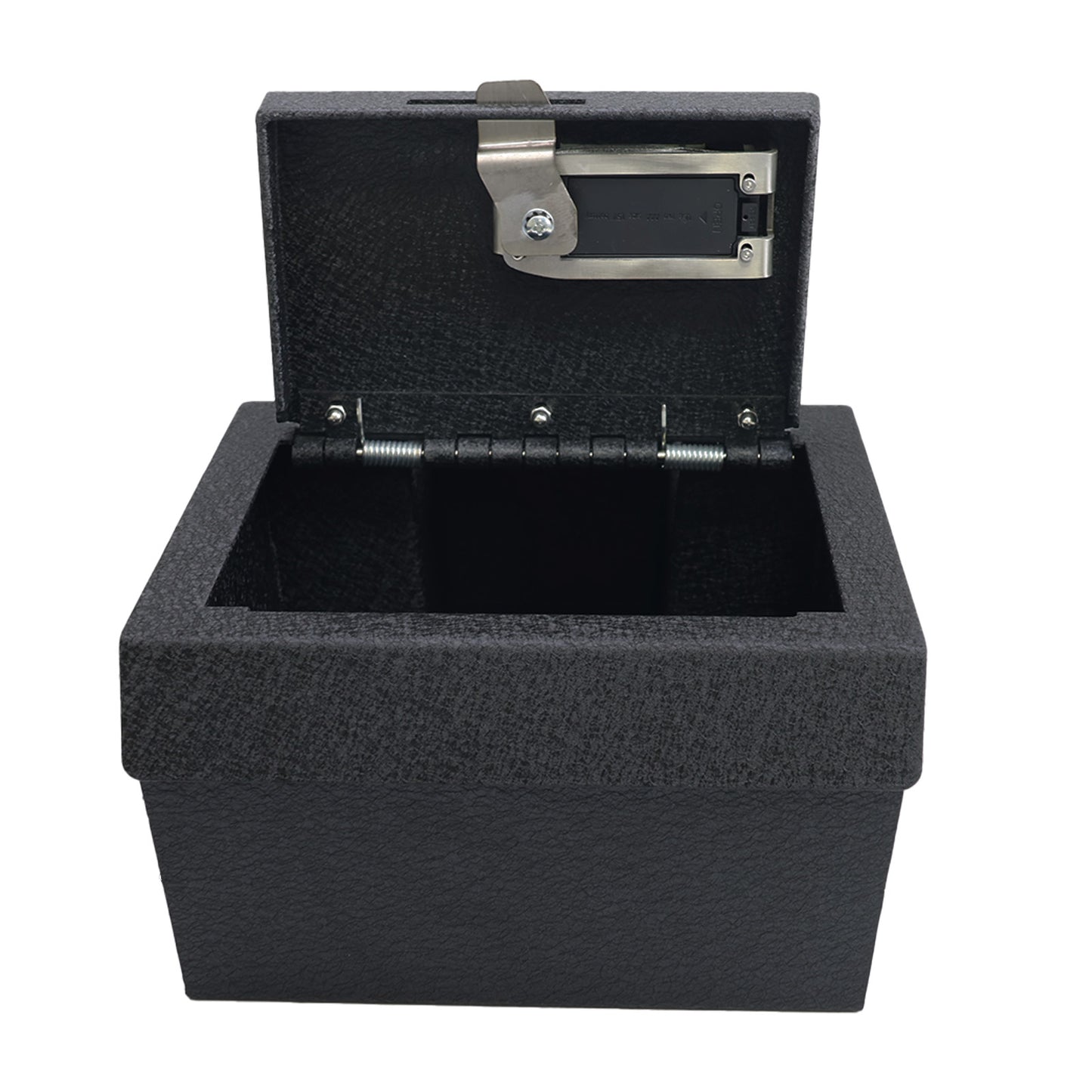 Center Console Gun Safe for 2024-2025 Chevrolet Silverado EV/GMC Sierra EV, Fingerprint Lock with Key