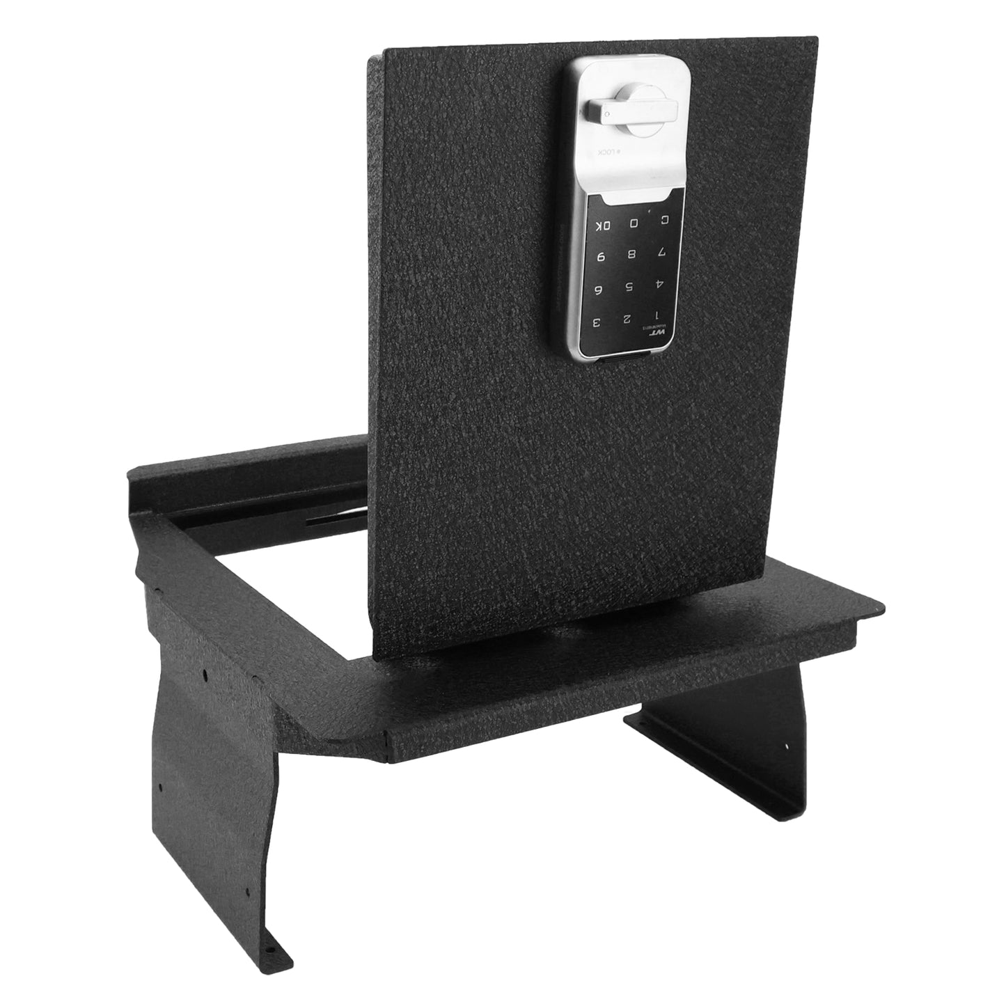 Pro Center Console Safe Gun Safe for 2021-2024 Ford F-150 and 2021-2024 Ford F-150 Lightning, Electronic Number Lock