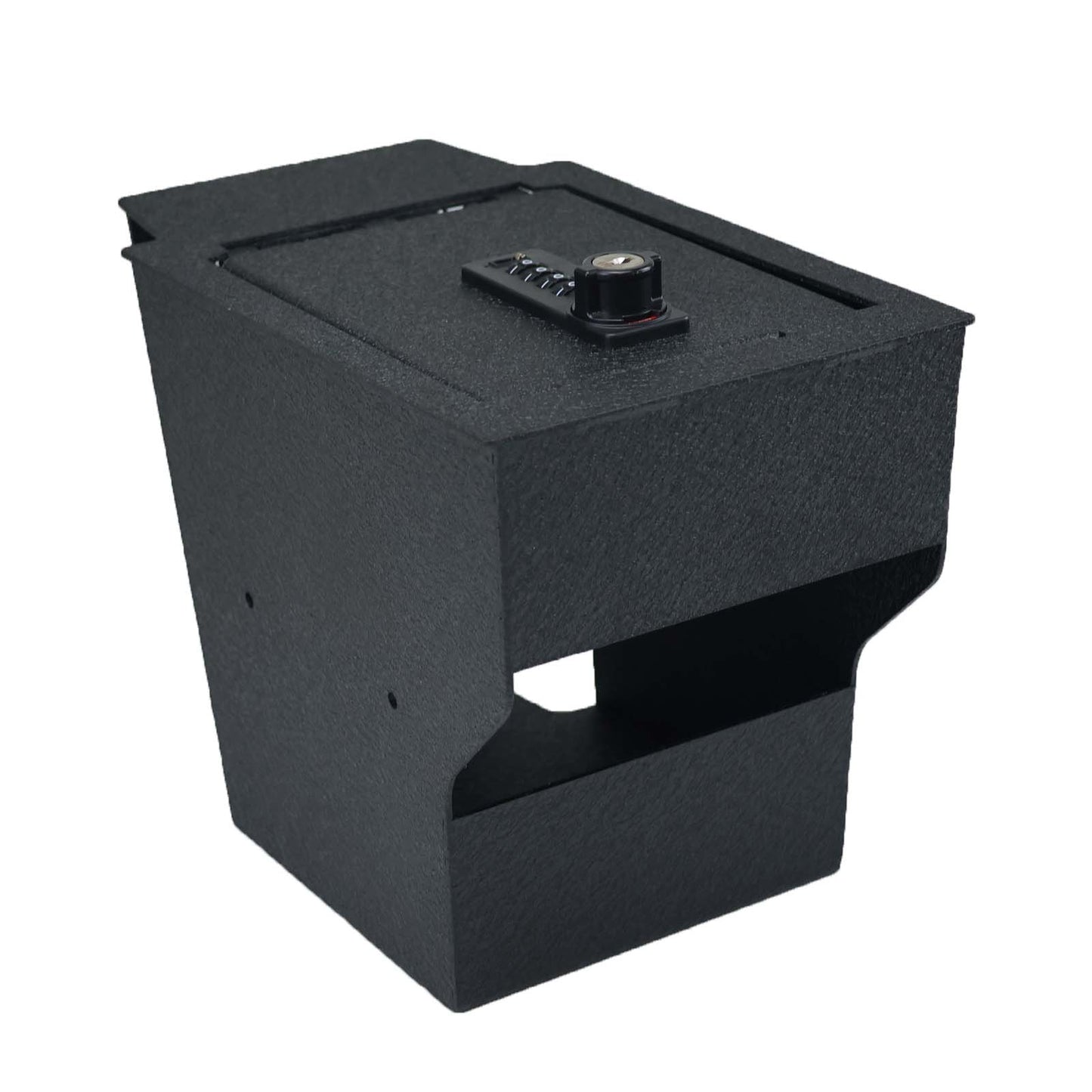 Center Console Gun Safe for 2019-2025 Chevrolet Blazer, 4-Digit Combination Lock with Key