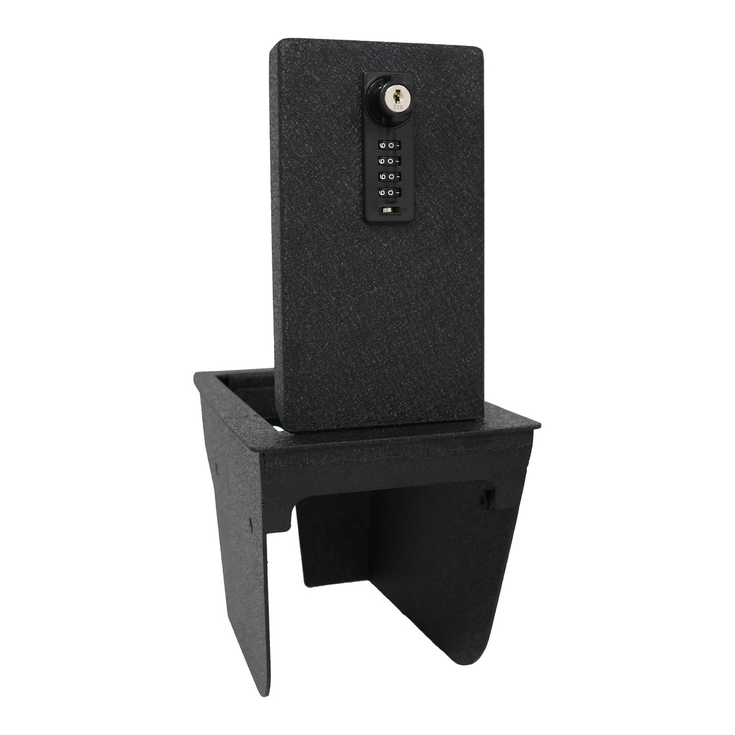 Center Console Gun Safe for 2020-2025 Ford Escape, 4-Digit Combination Lock with Key