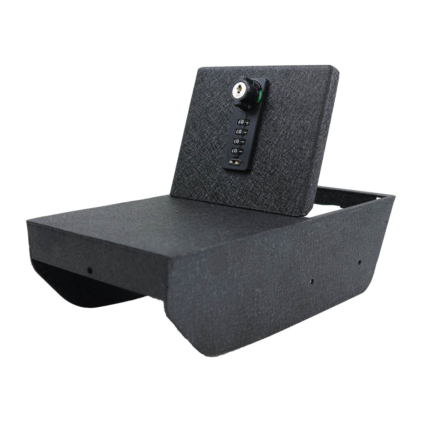 Center Console Gun Safe for 2024-2025 Tesla Model 3, 4-Digit Combination Lock with Key