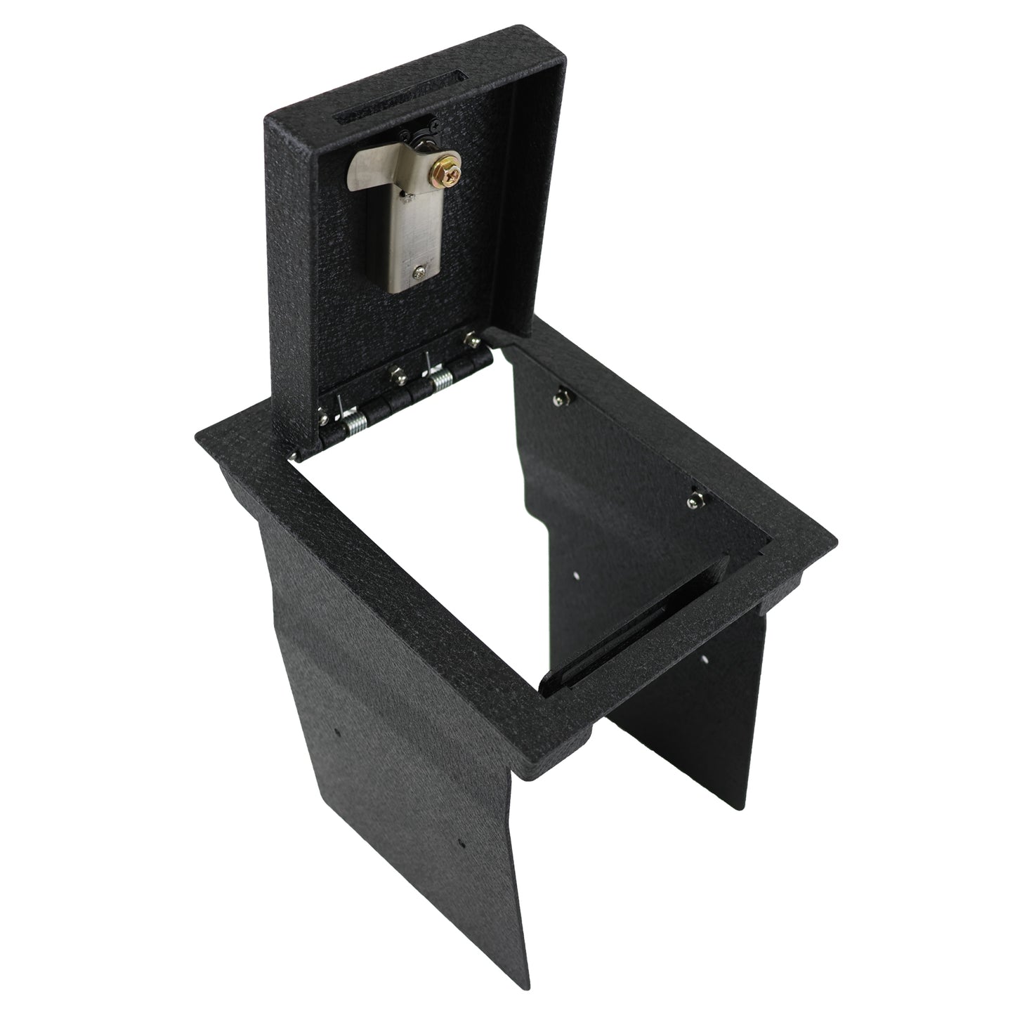 Center Console Gun Safe for 2013-2019 Ford Explorer, 4-Digit Combination Lock with Key