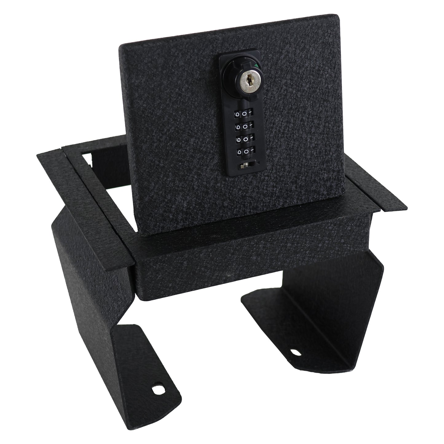 Center Console Gun Safe for 2016-2025 Toyota Hilux, 4-Digit Combination Lock with Key
