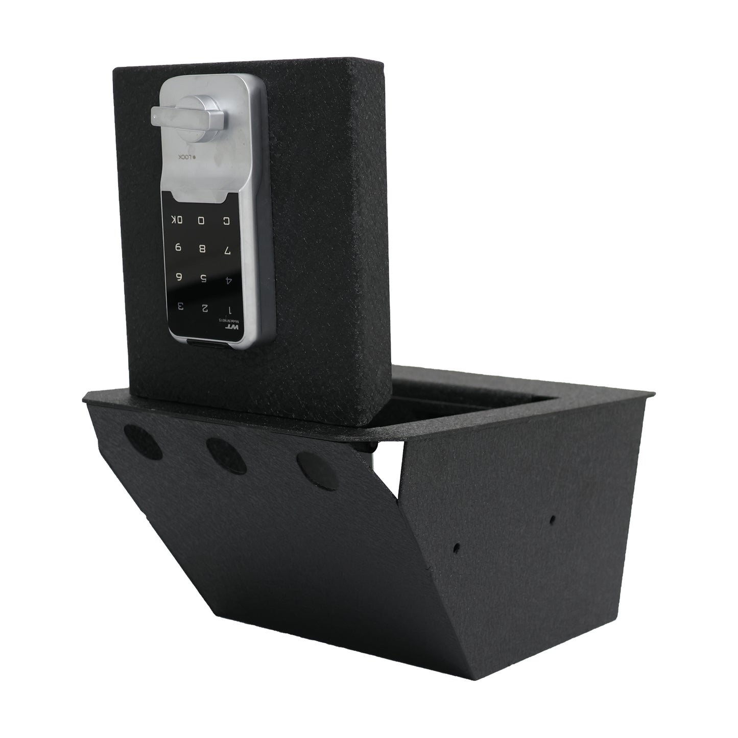 Center Console Safe Gun Safe for 2024-2025 Tesla Cybertruck, Electronic Number Lock