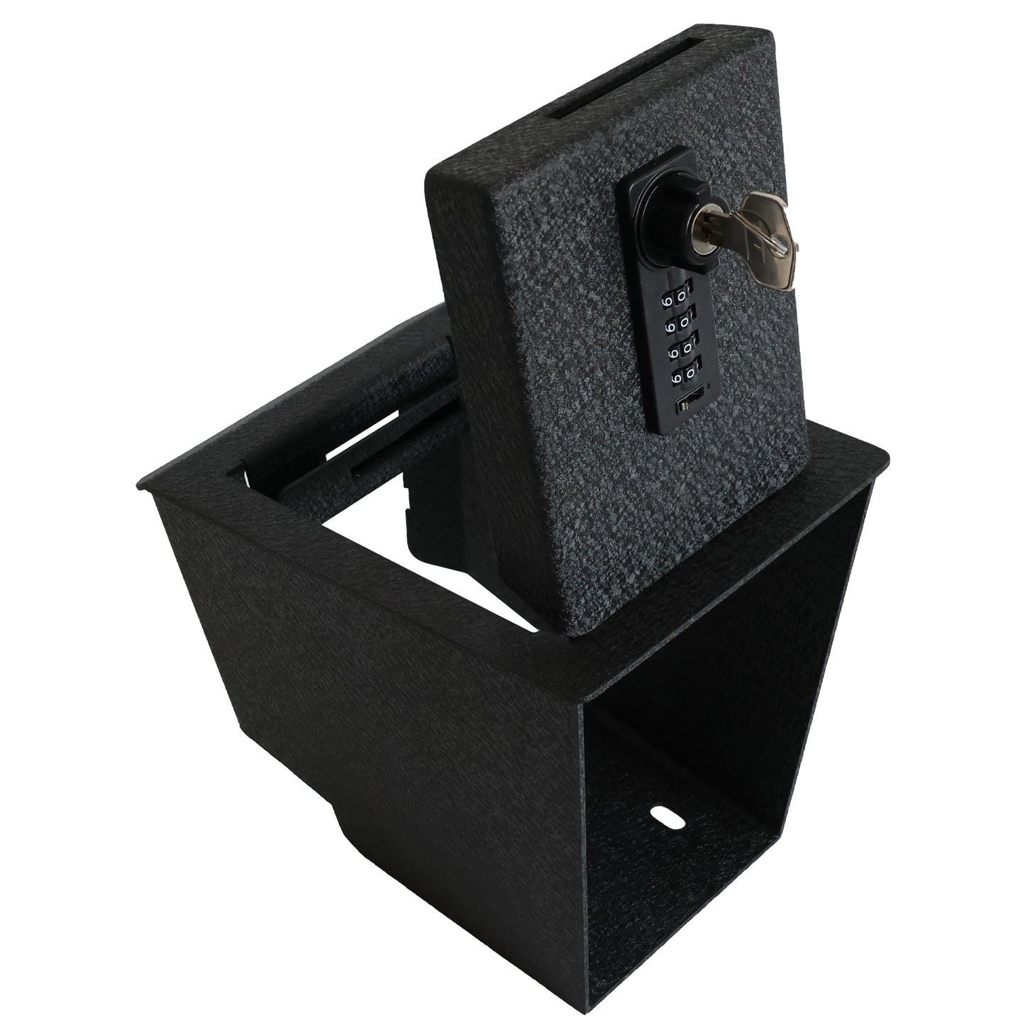 Caja fuerte para consola central para BMW X3 2018-2023, cerradura de combinación de 4 dígitos con llave