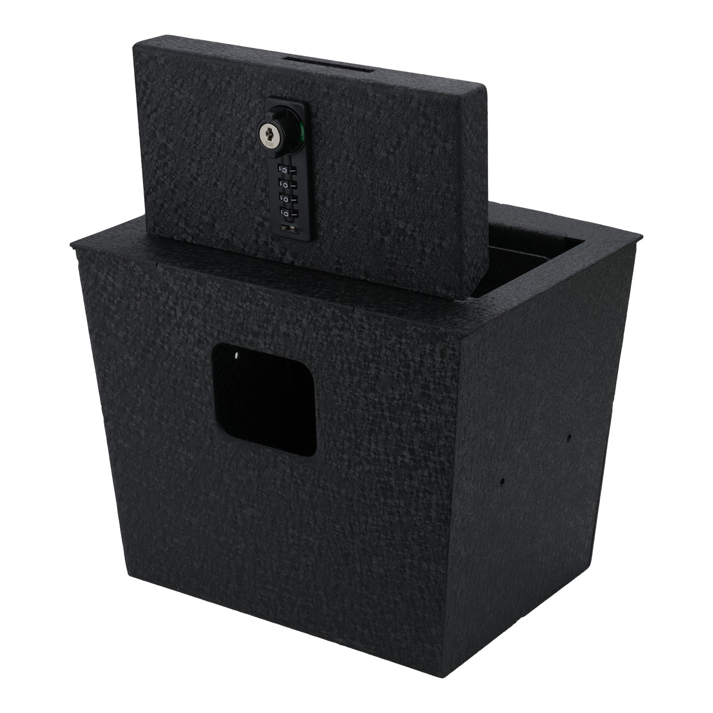 Caja fuerte para pistola de consola central trasera para Lincoln Navigator 2018-2023, cerradura de combinación de 4 dígitos con llave