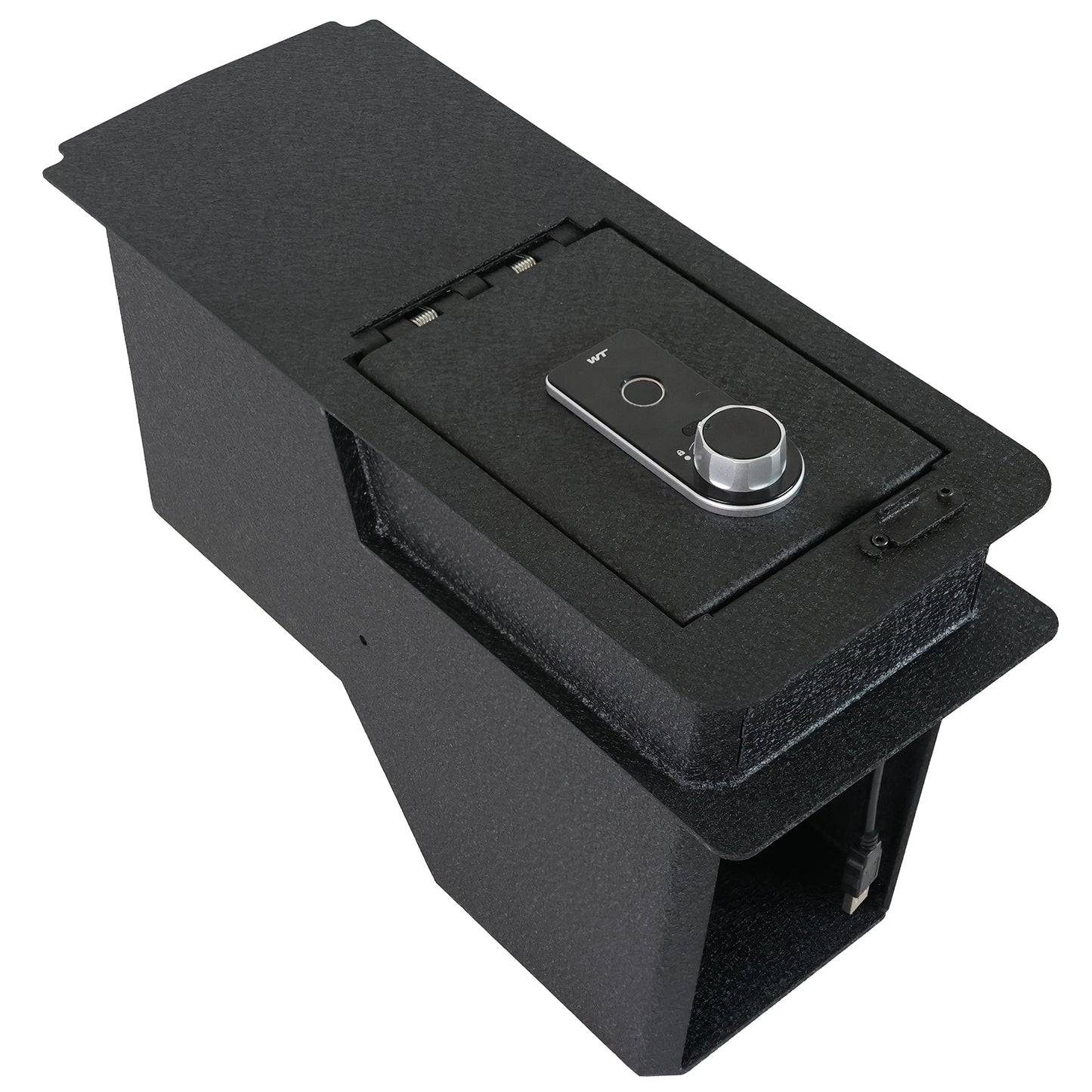 Caja fuerte para consola central para Honda CR-V 2017-2022, cerradura de huella digital con llave