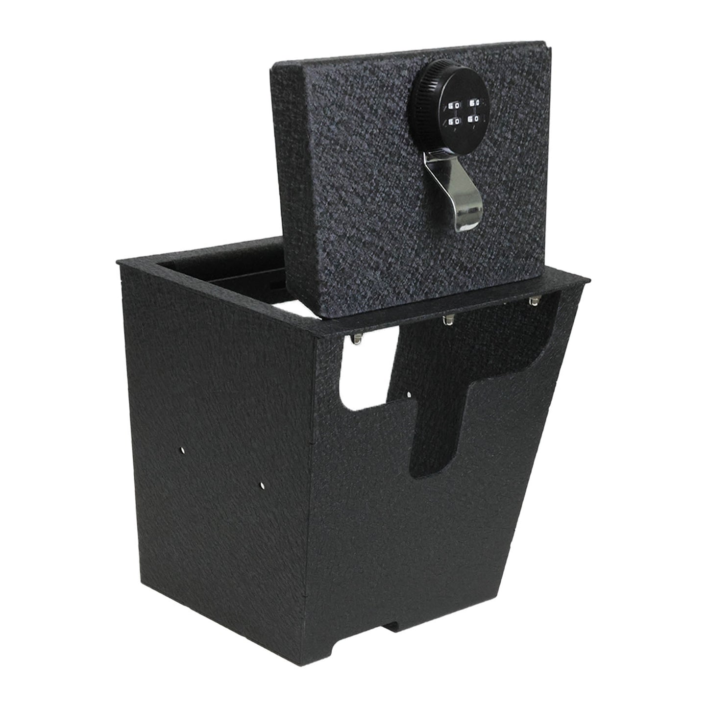 Center Console Gun Safe for 2020-2025 Ford Explorer, 4-Digit Combo Lock