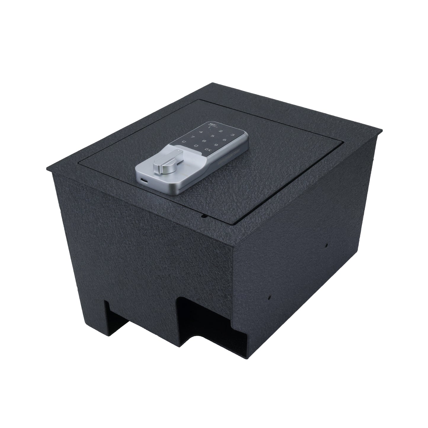 Center Console Safe Gun Safe for 2016-2025 Nissan Titan, Electronic Number Lock