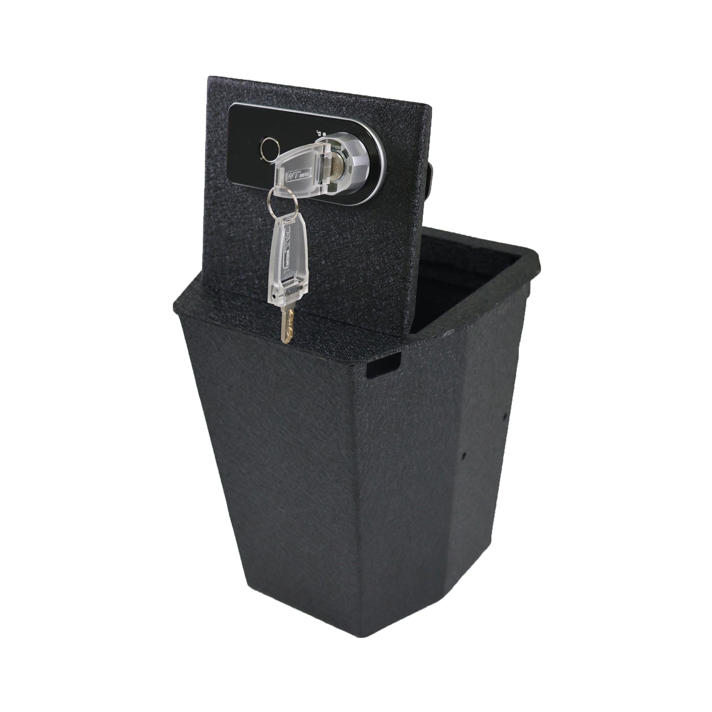 Center Console Gun Safe for 2019-2025 Land Rover Defender, Fingerprint Lock with Key