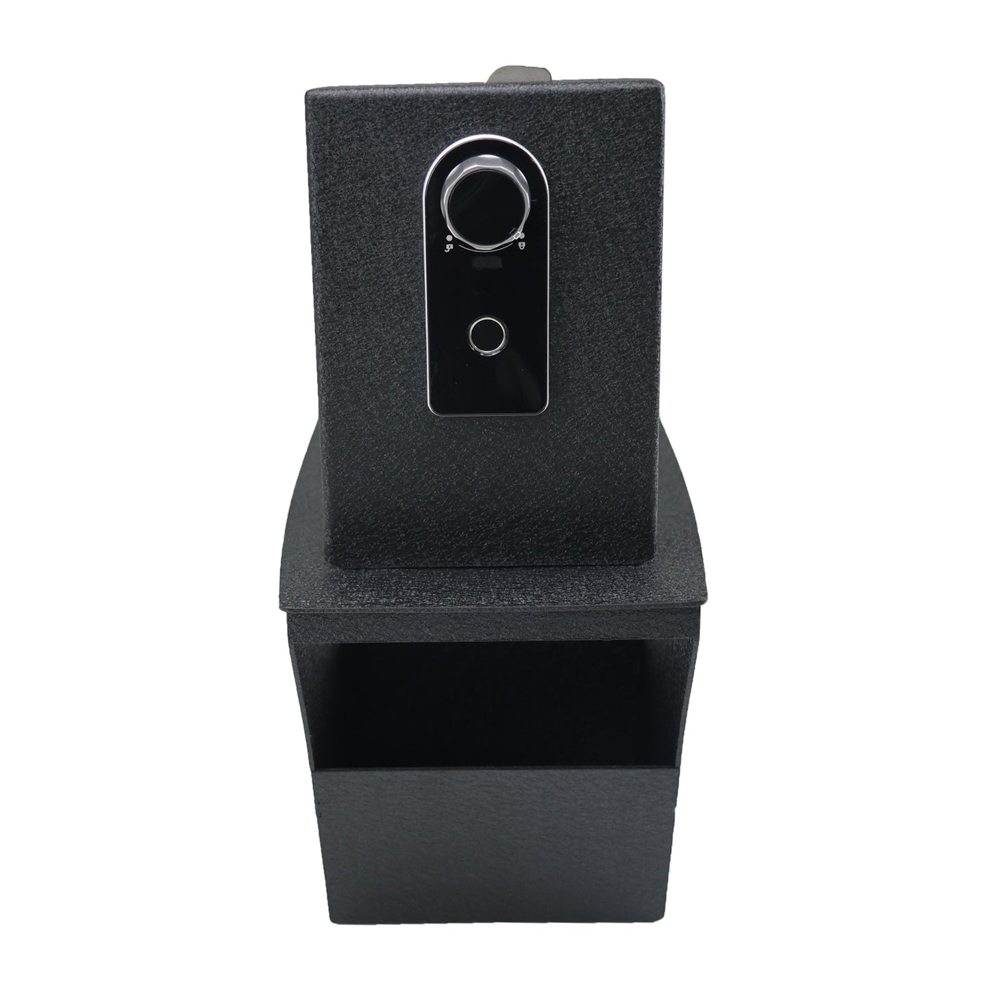 Center Console Gun Safe for 2015-2024 Jeep Cherokee, Fingerprint Lock with Key