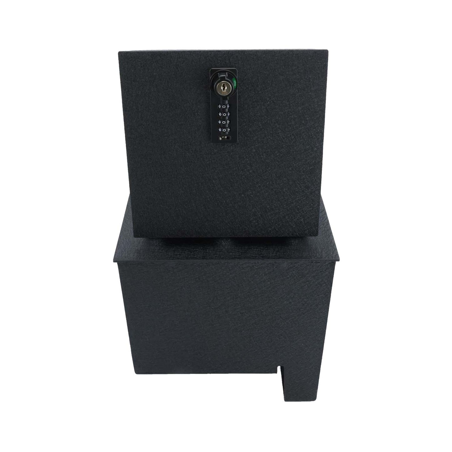 Center Console Gun Safe for 2016-2025 Nissan Titan, 4-Digit Combination Lock with Key